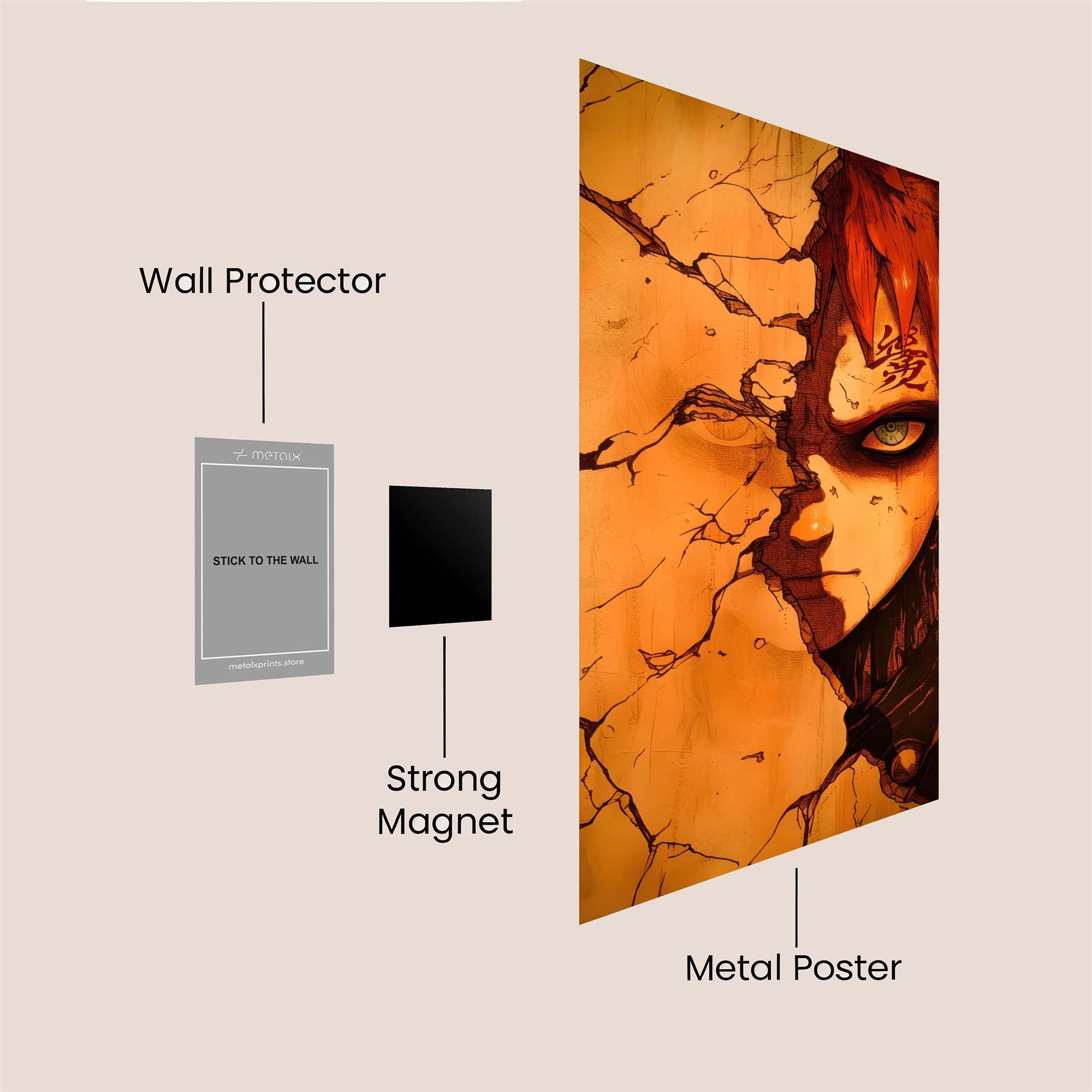 Gaara Intense Safe Wall Magnetic / M