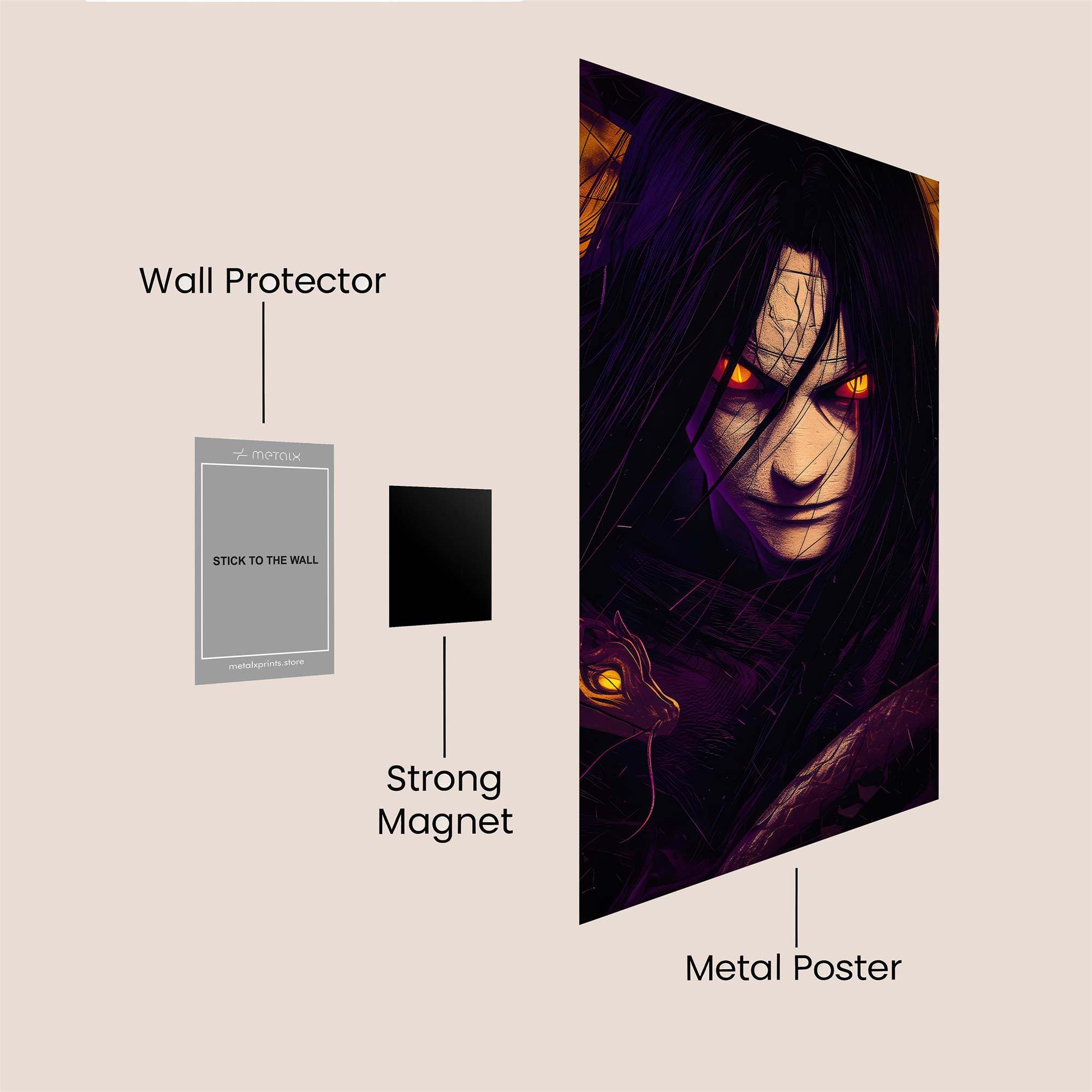 Orochimaru Sinister Safe Wall Magnetic / M
