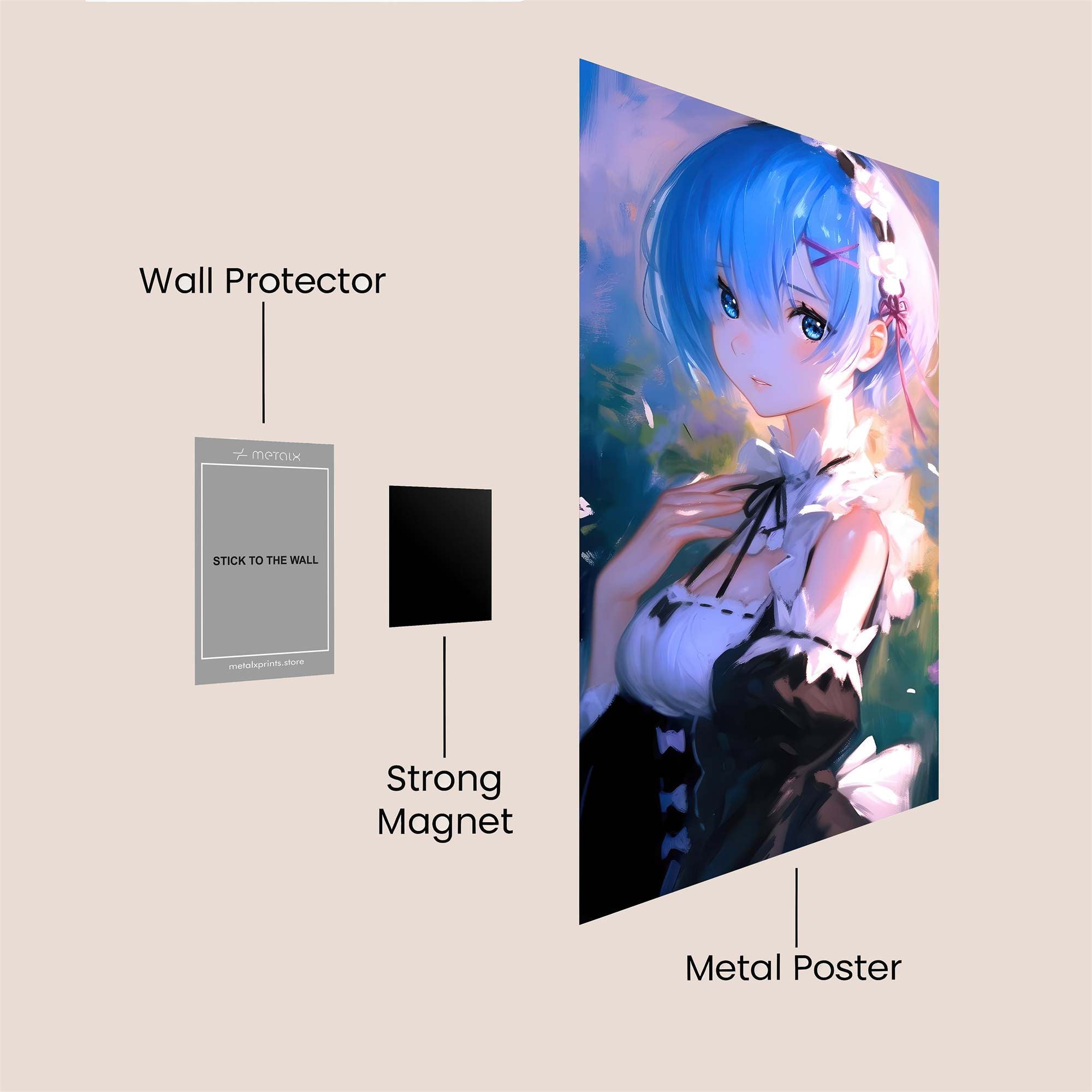 Rem Serene Safe Wall Magnetic / M