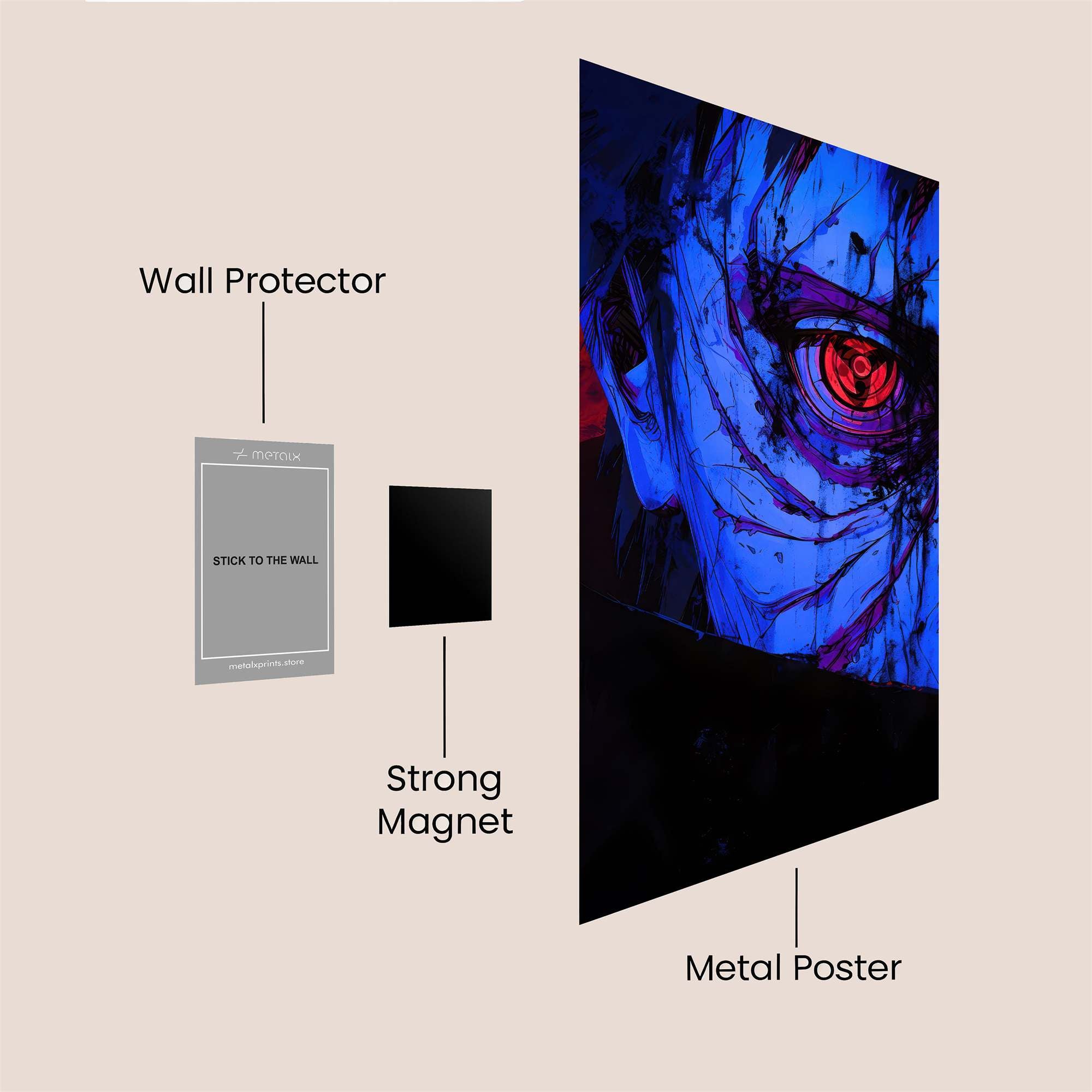 Obito Eerie Safe Wall Magnetic / M