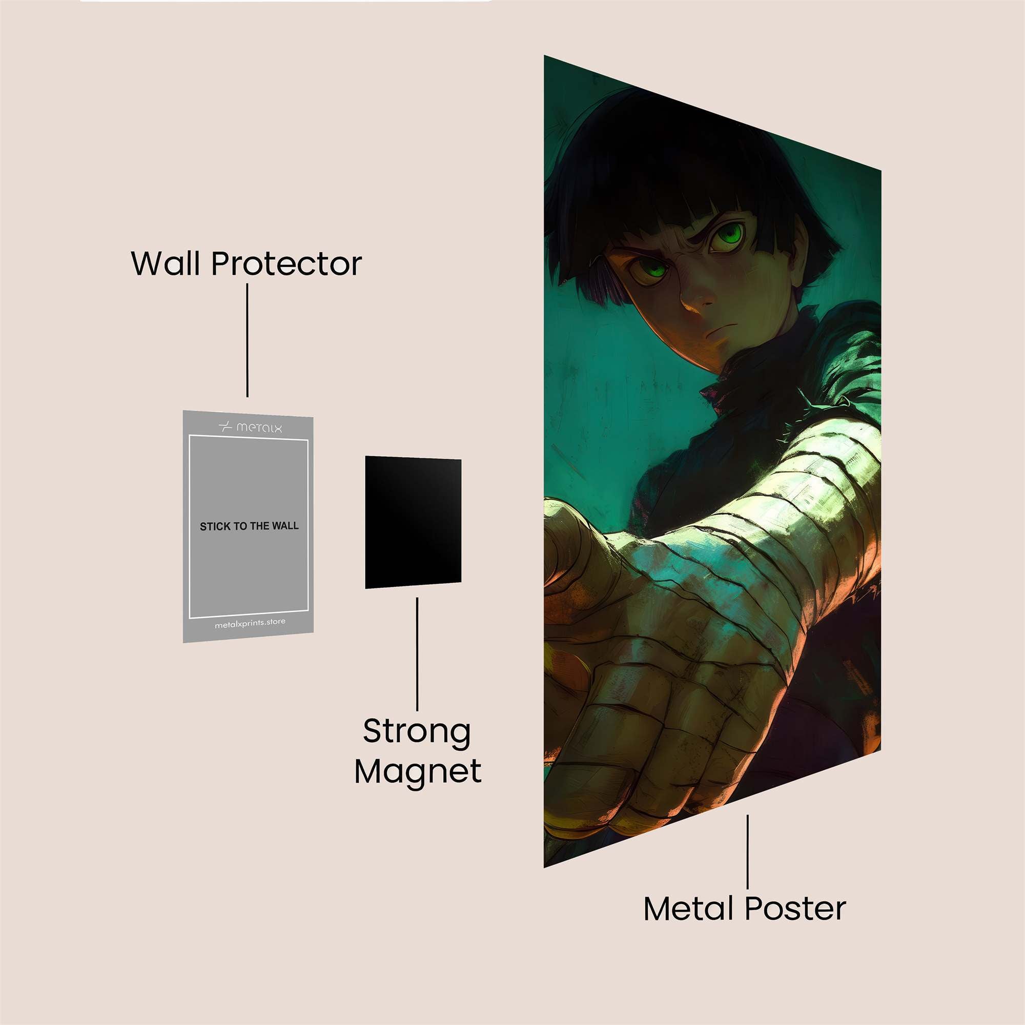 Yuji Fierce Safe Wall Magnetic / M