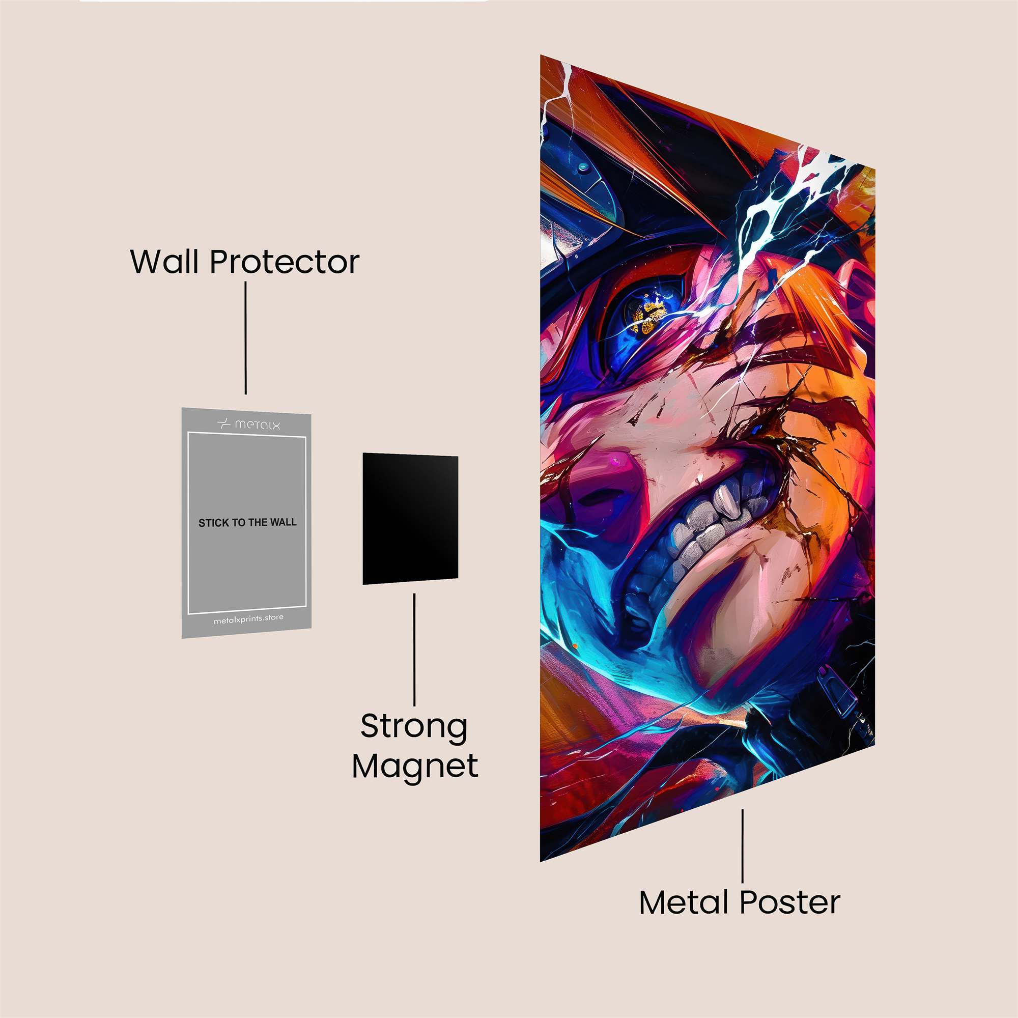 Naruto Frenzy Safe Wall Magnetic / M