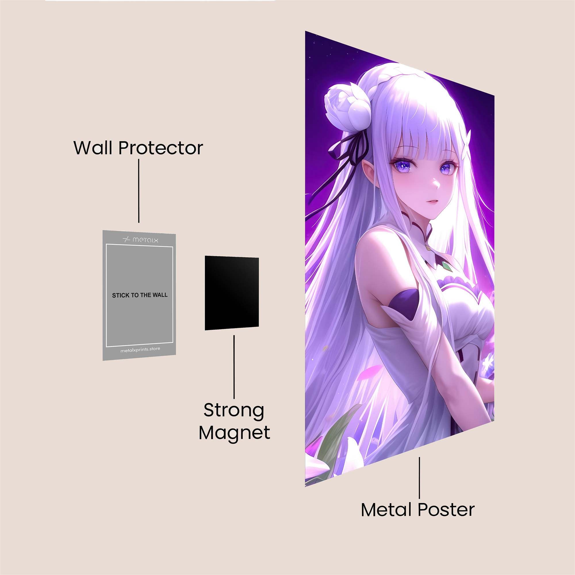 Lunar Serenity Safe Wall Magnetic / M