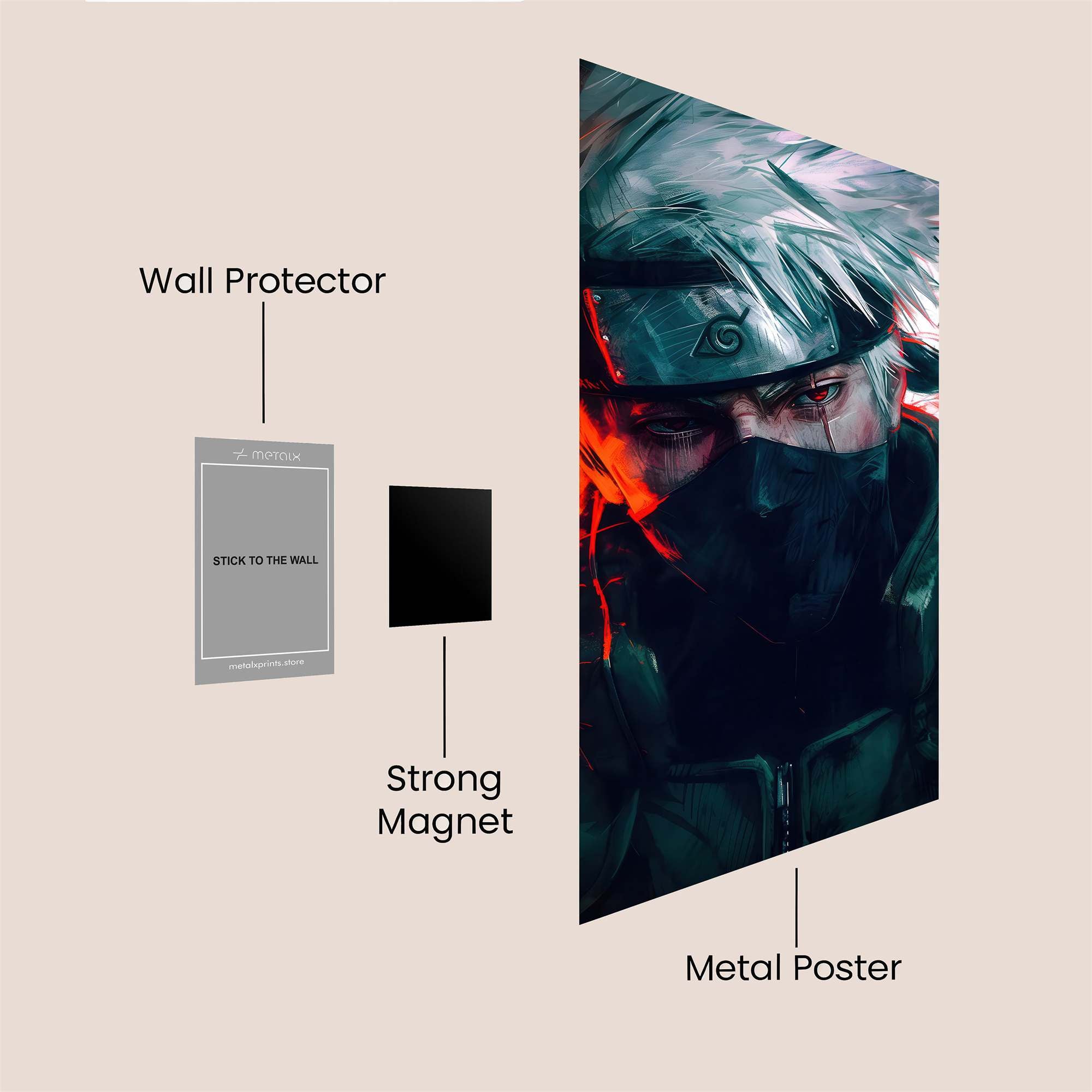 Kakashi Intense Safe Wall Magnetic / M