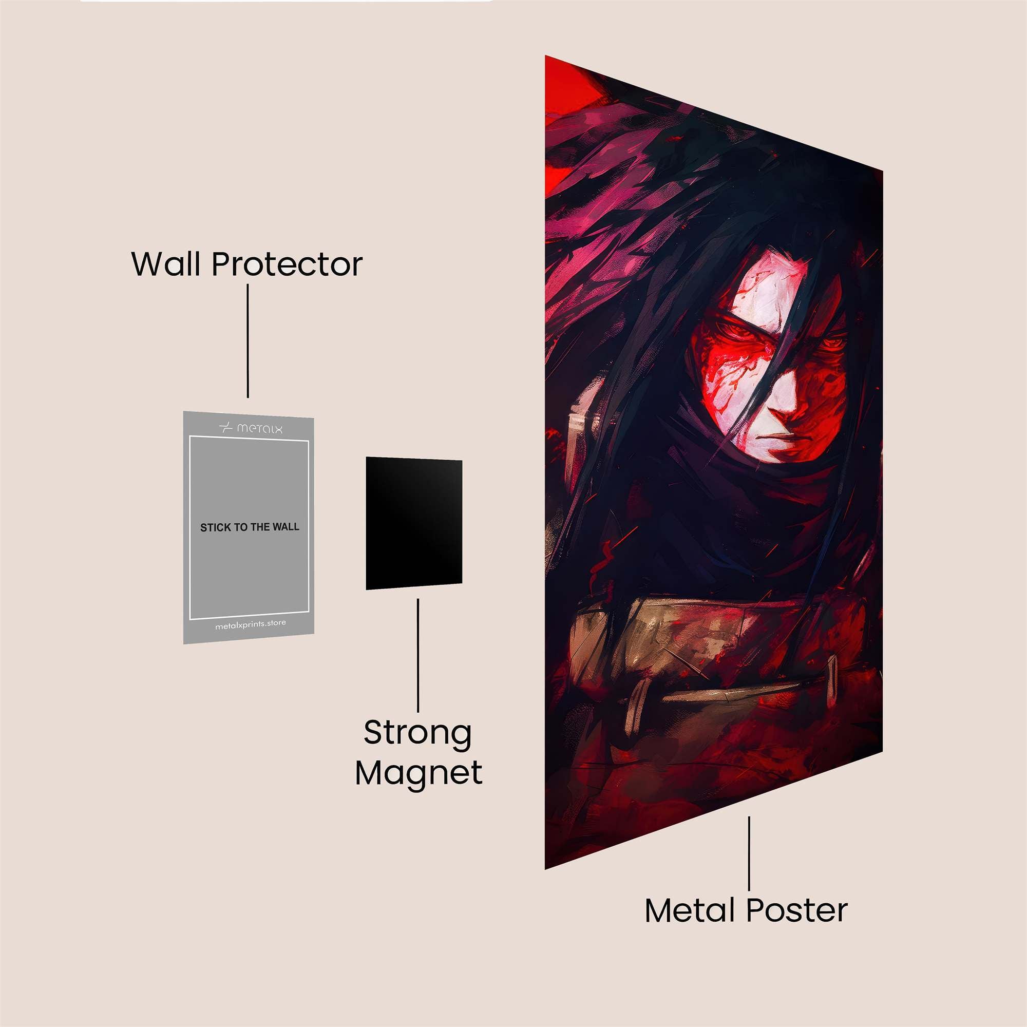 Madara Menacing Safe Wall Magnetic / M
