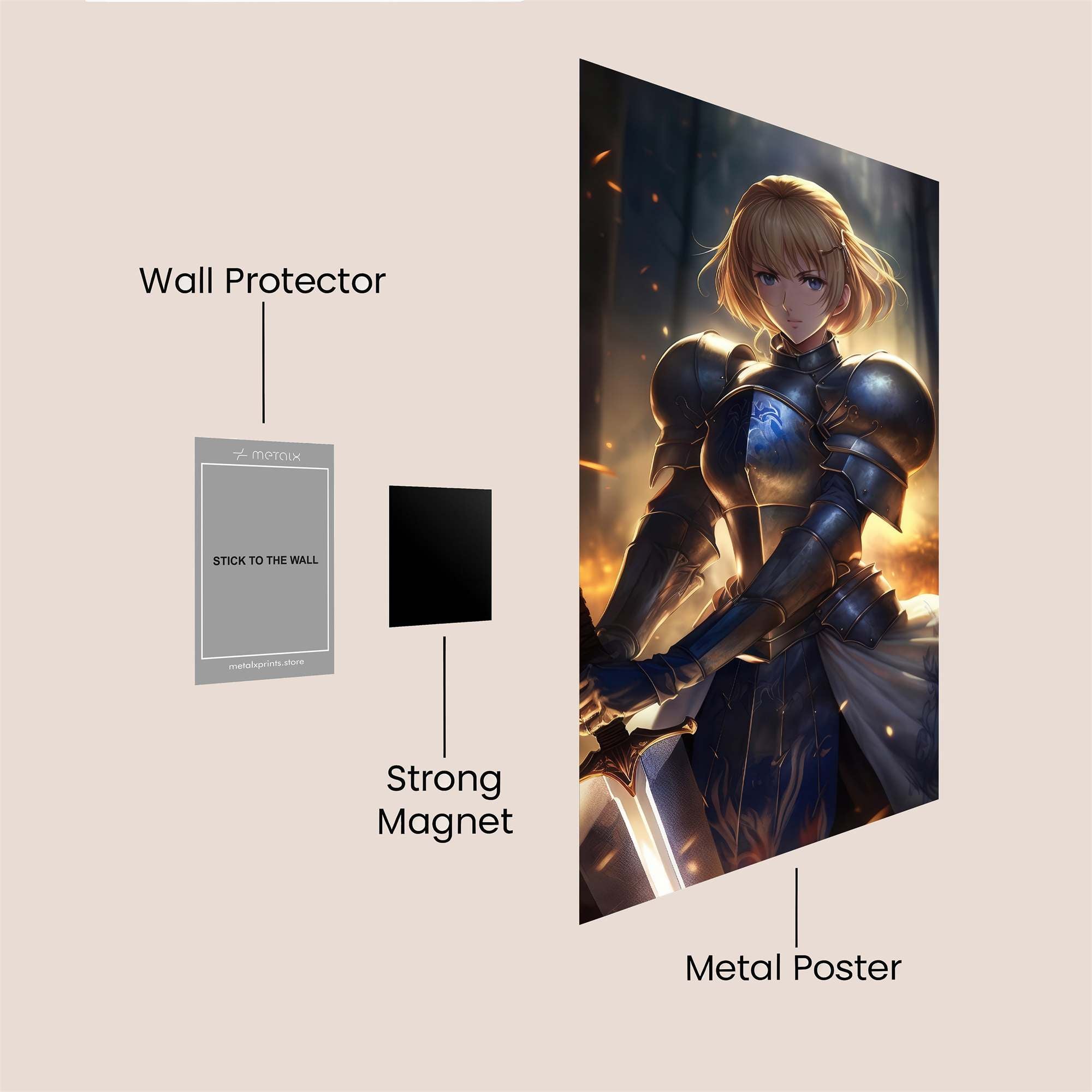 Knight Valor Safe Wall Magnetic / M