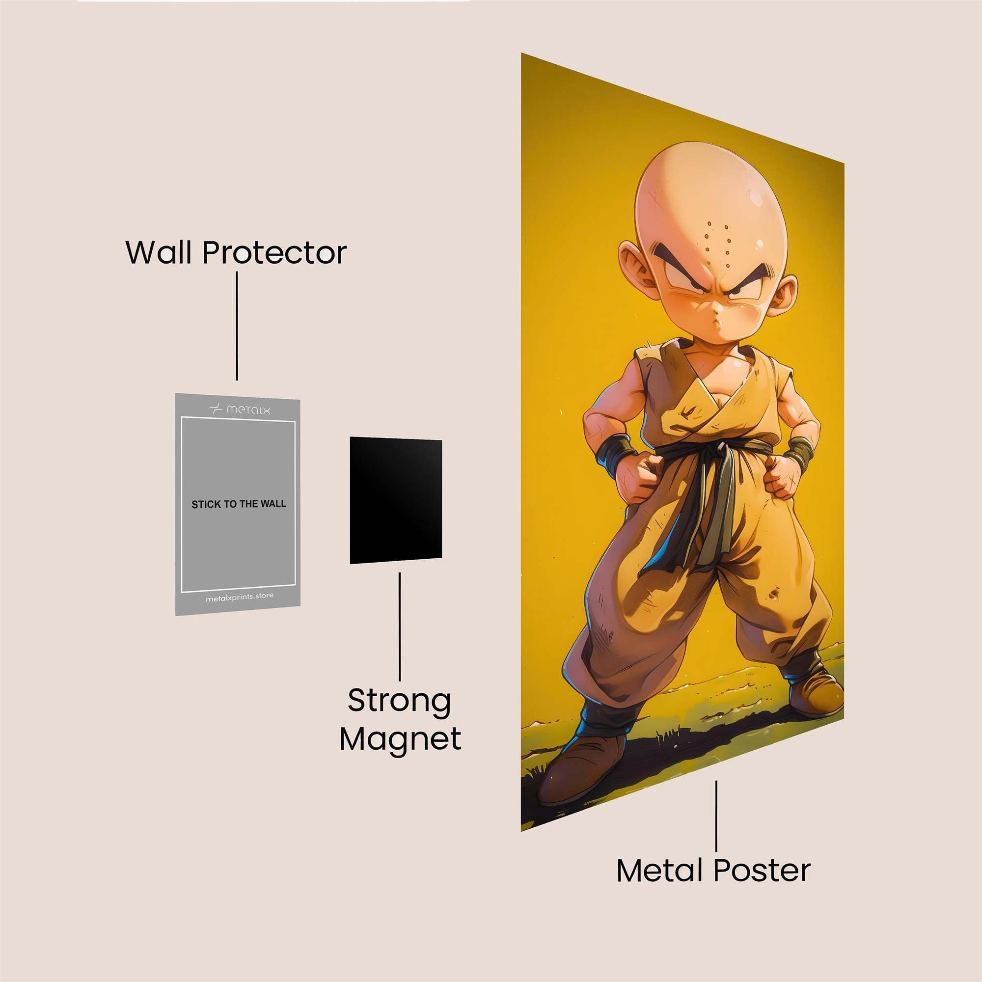 Piccolo Pensive Safe Wall Magnetic / M