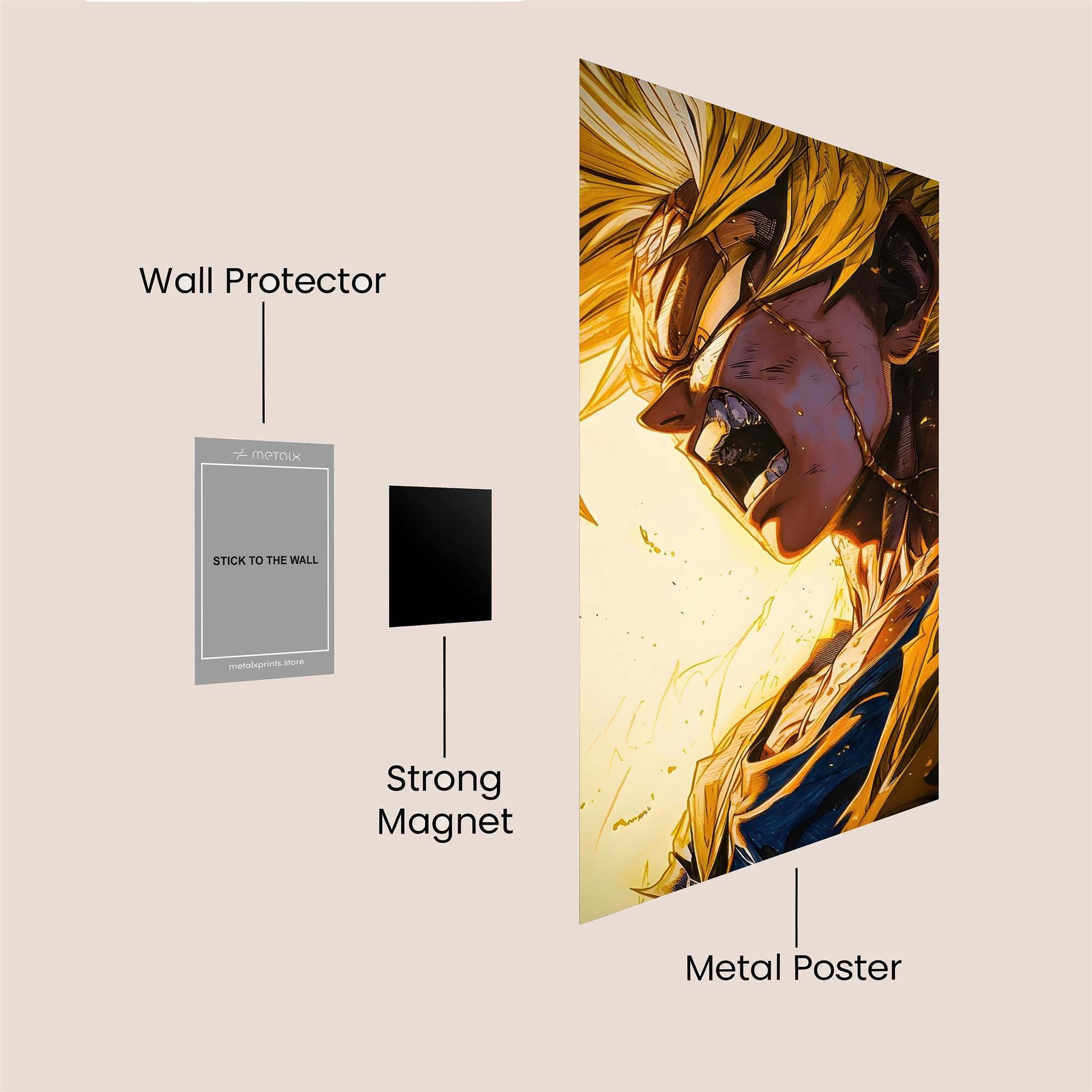 Goku Radiant Safe Wall Magnetic / M