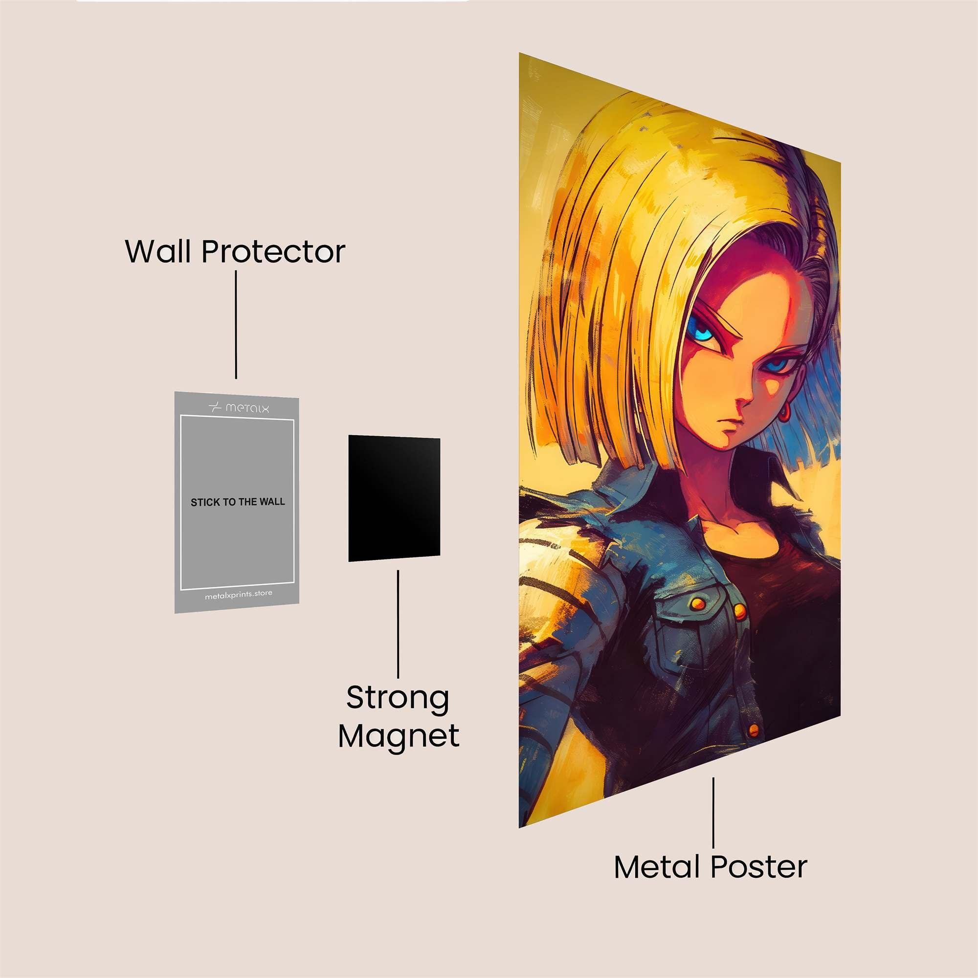 Android Intense Safe Wall Magnetic / M