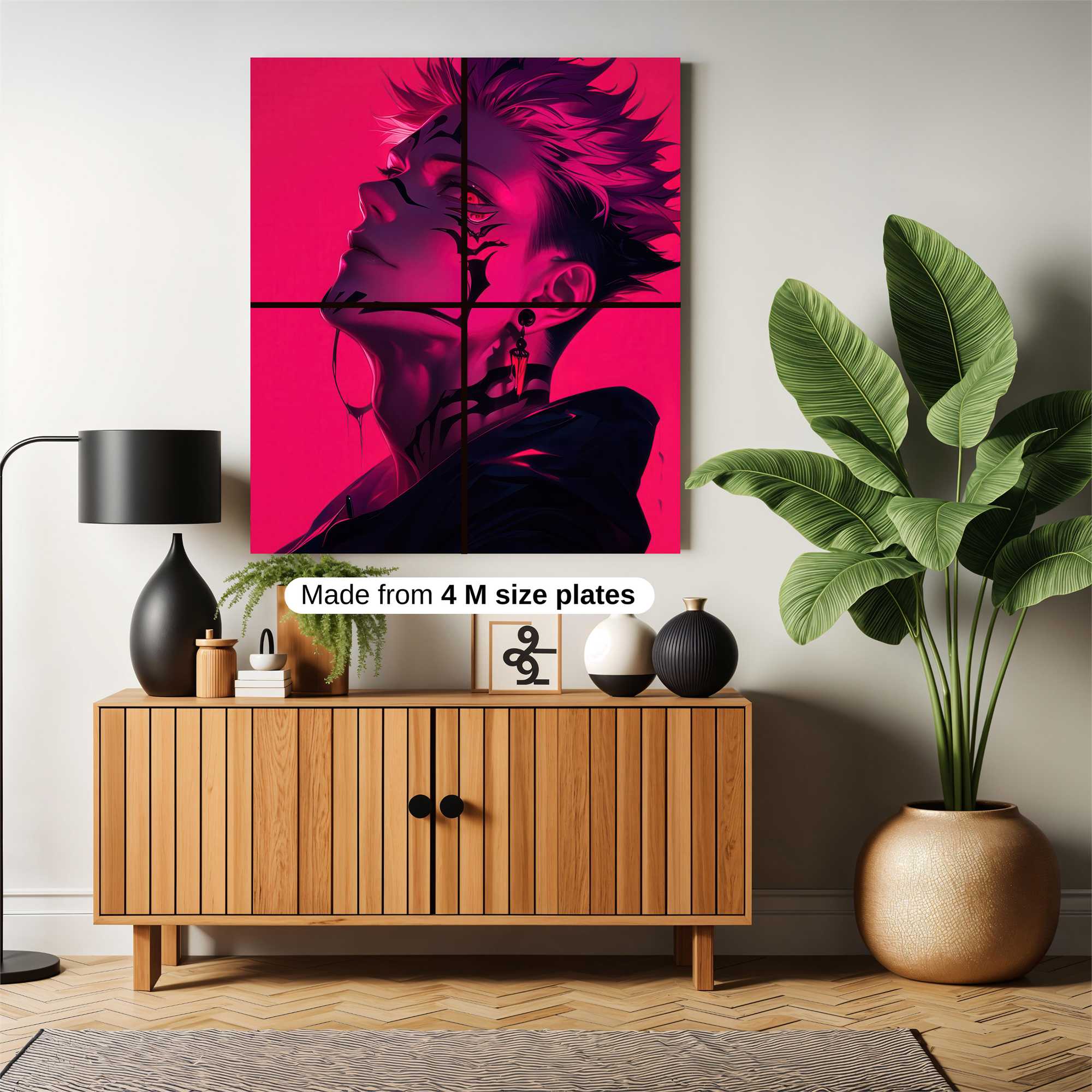 Sukuna Sinister Safe Wall Magnetic / M