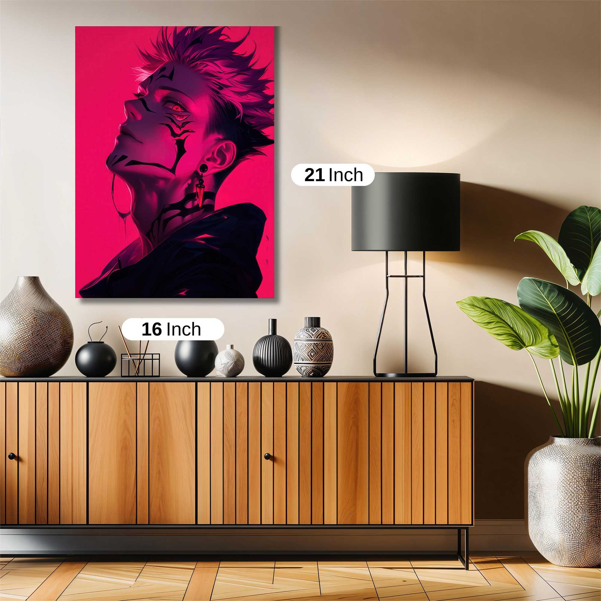 Sukuna Sinister Safe Wall Magnetic / M