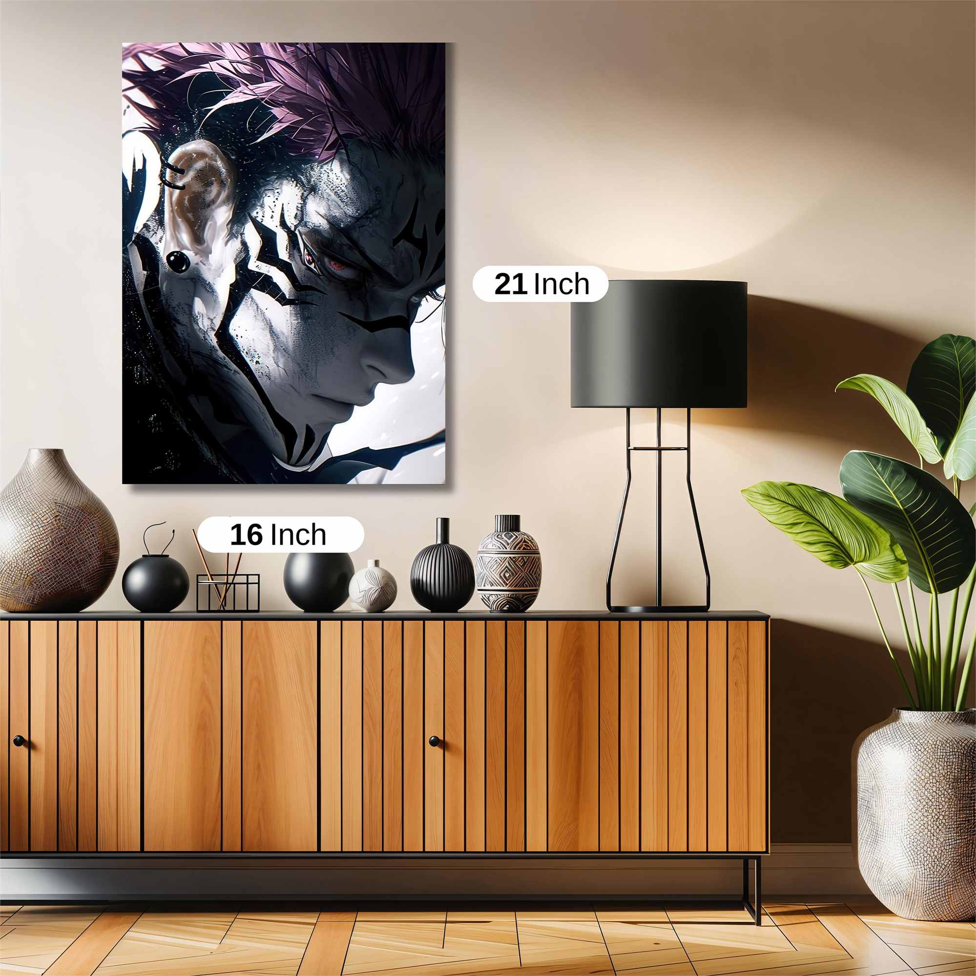 Sukuna Sinister Safe Wall Magnetic / M