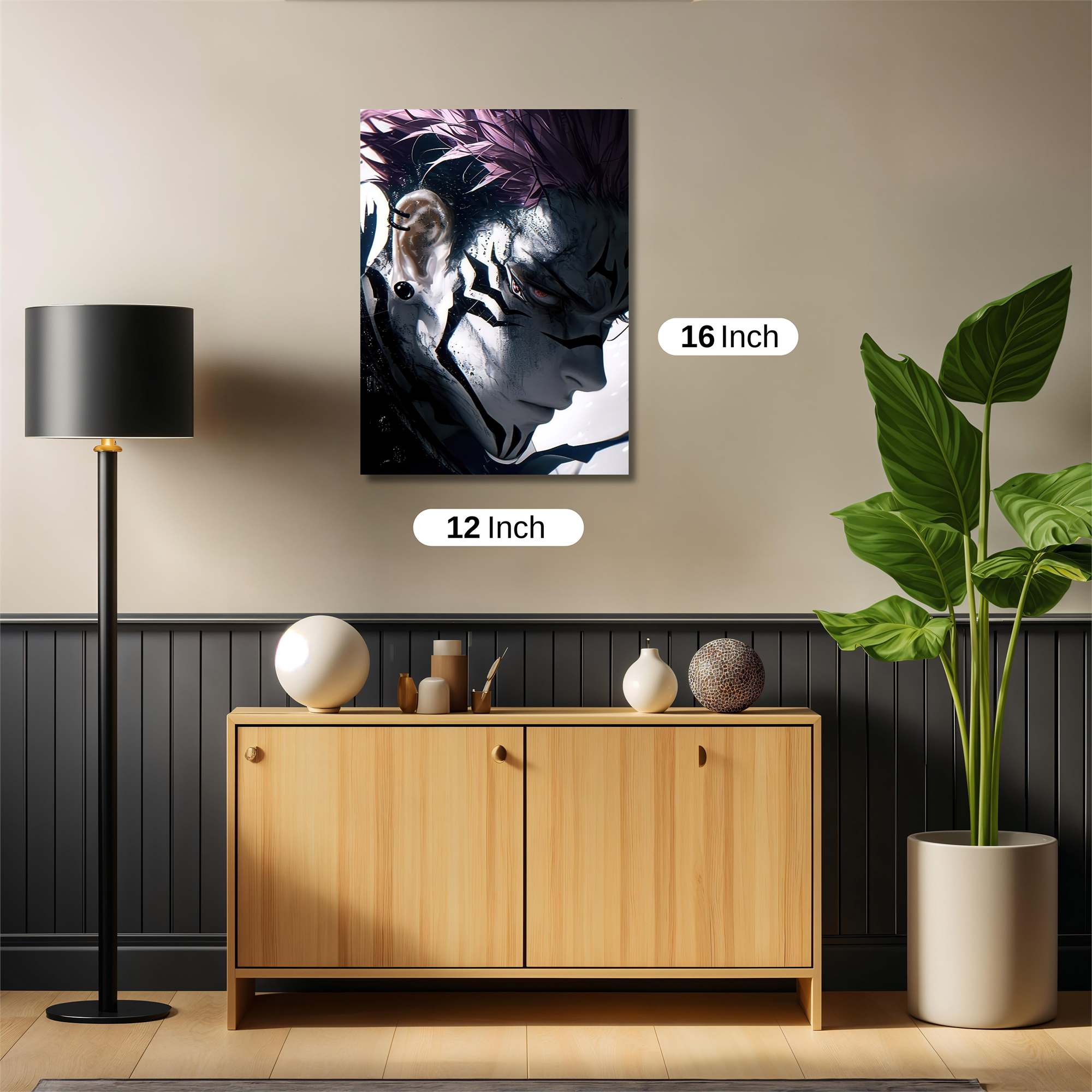 Sukuna Sinister Safe Wall Magnetic / M