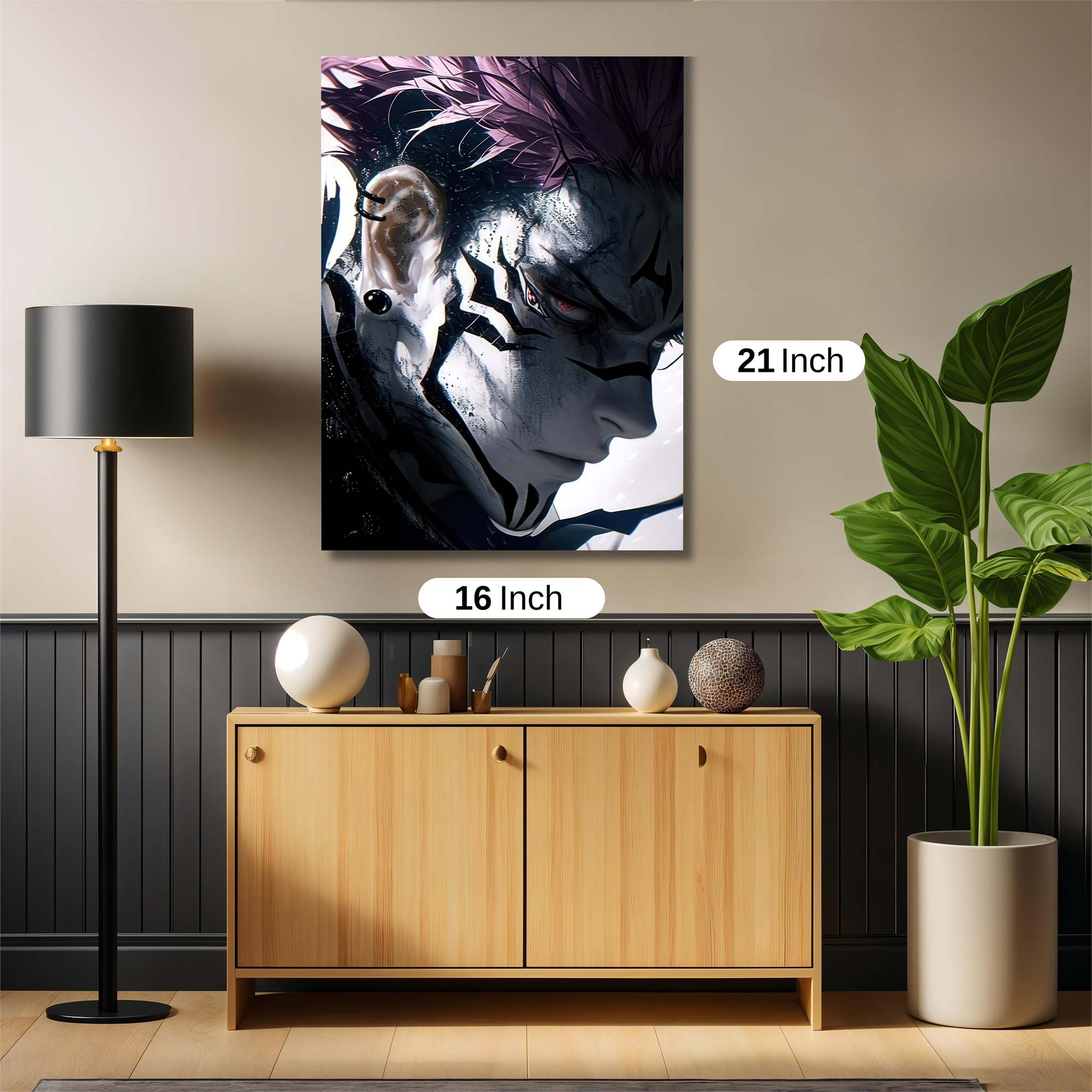 Sukuna Sinister Safe Wall Magnetic / M