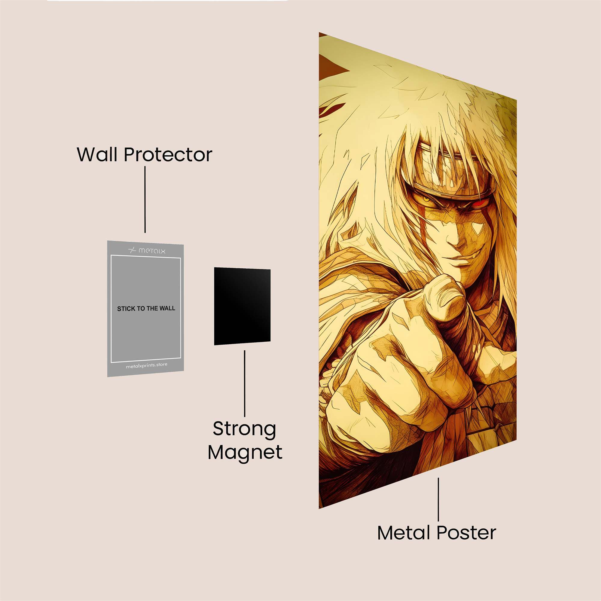 Jiraiya Fierce Safe Wall Magnetic / M