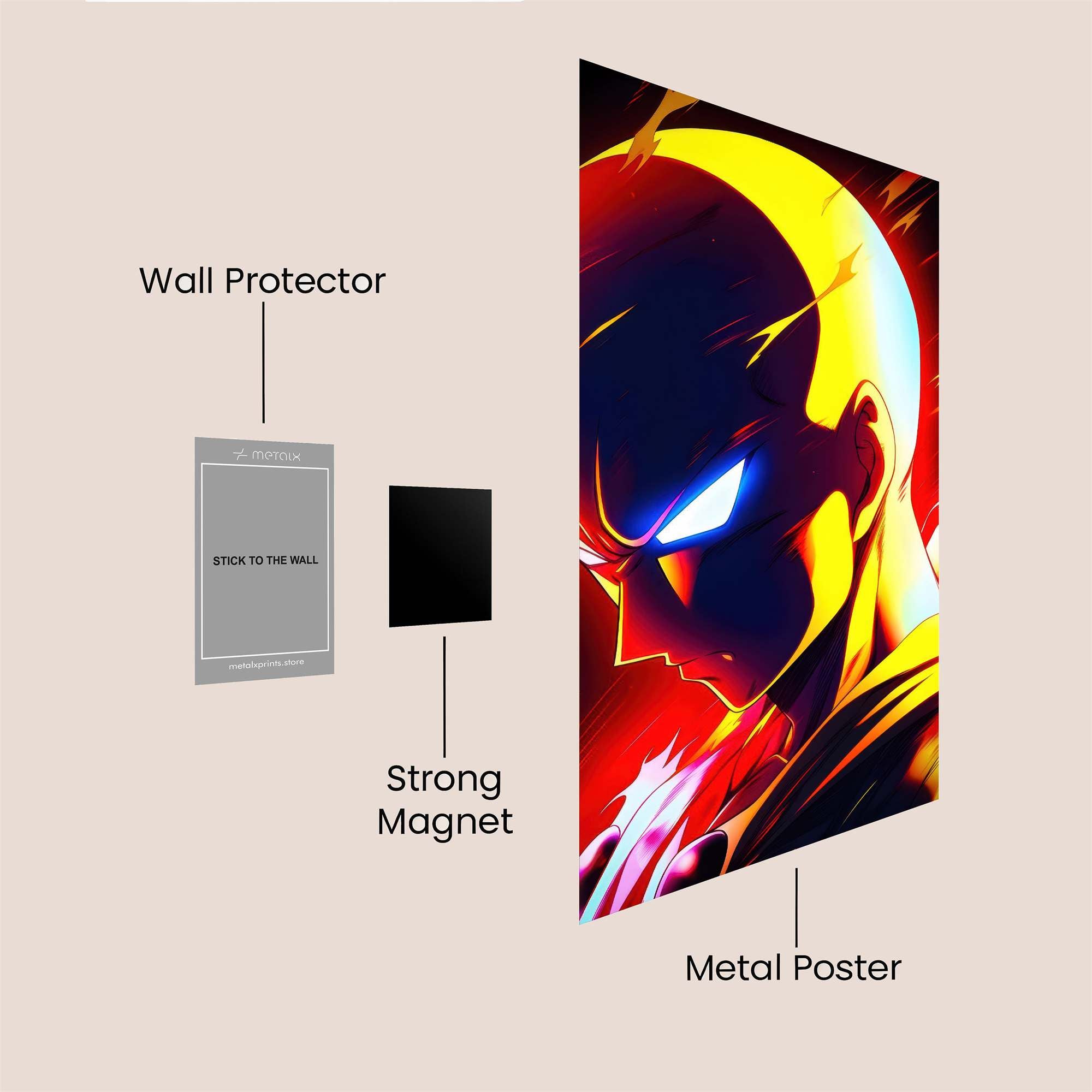Saitama Blaze Safe Wall Magnetic / M