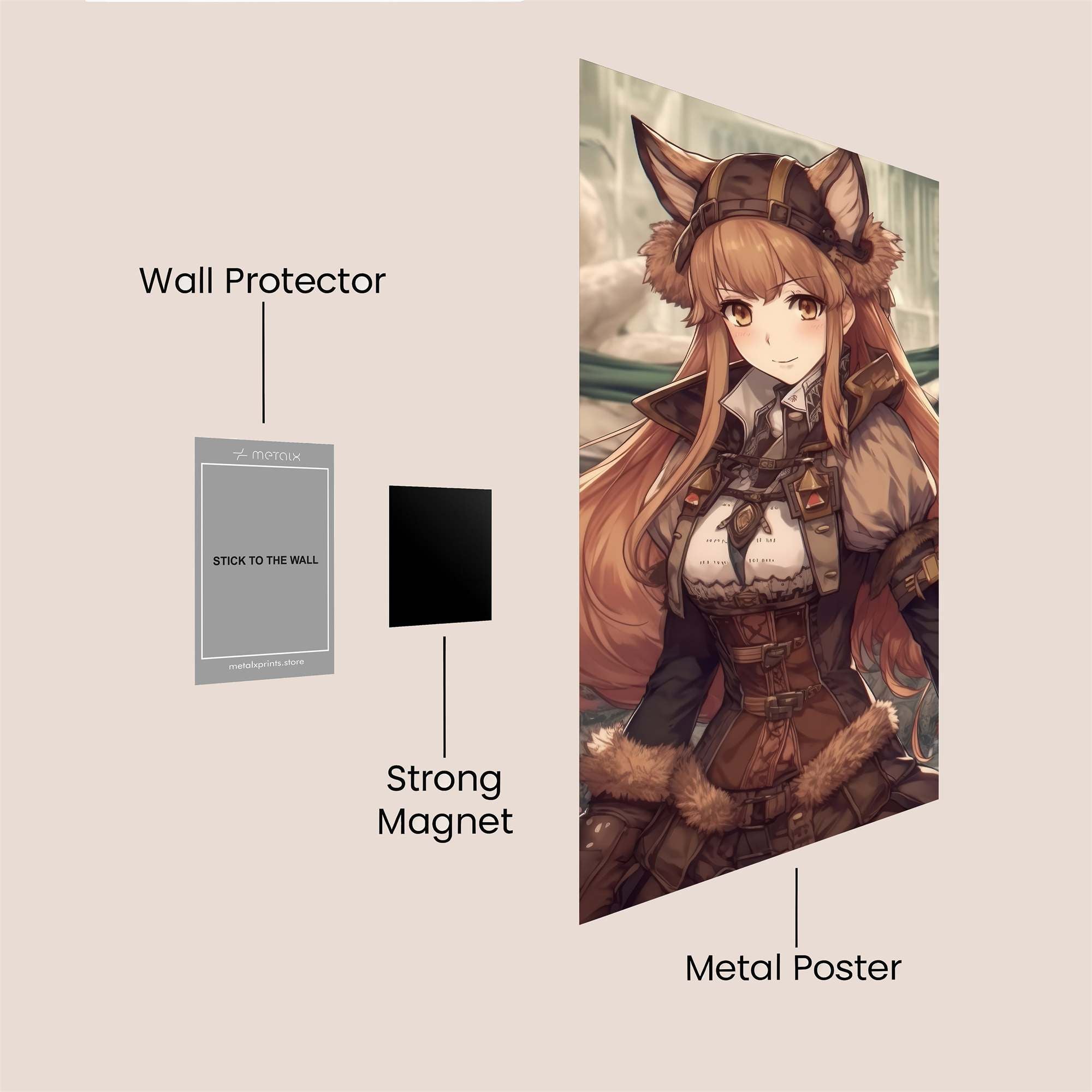 Fox Adventurer Safe Wall Magnetic / M