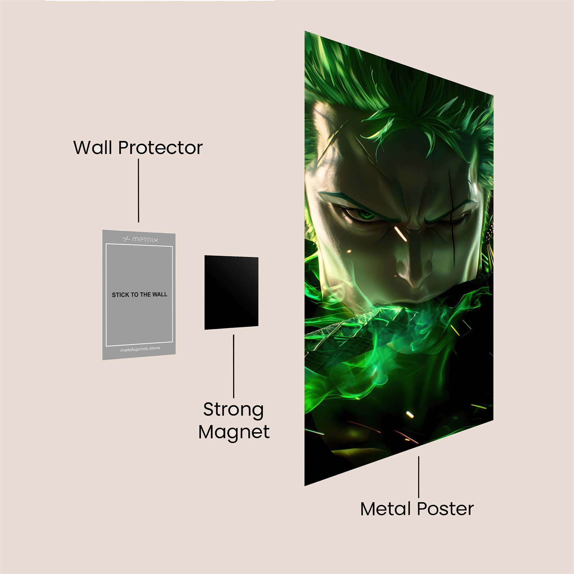 Roronoa Resolute Safe Wall Magnetic / M