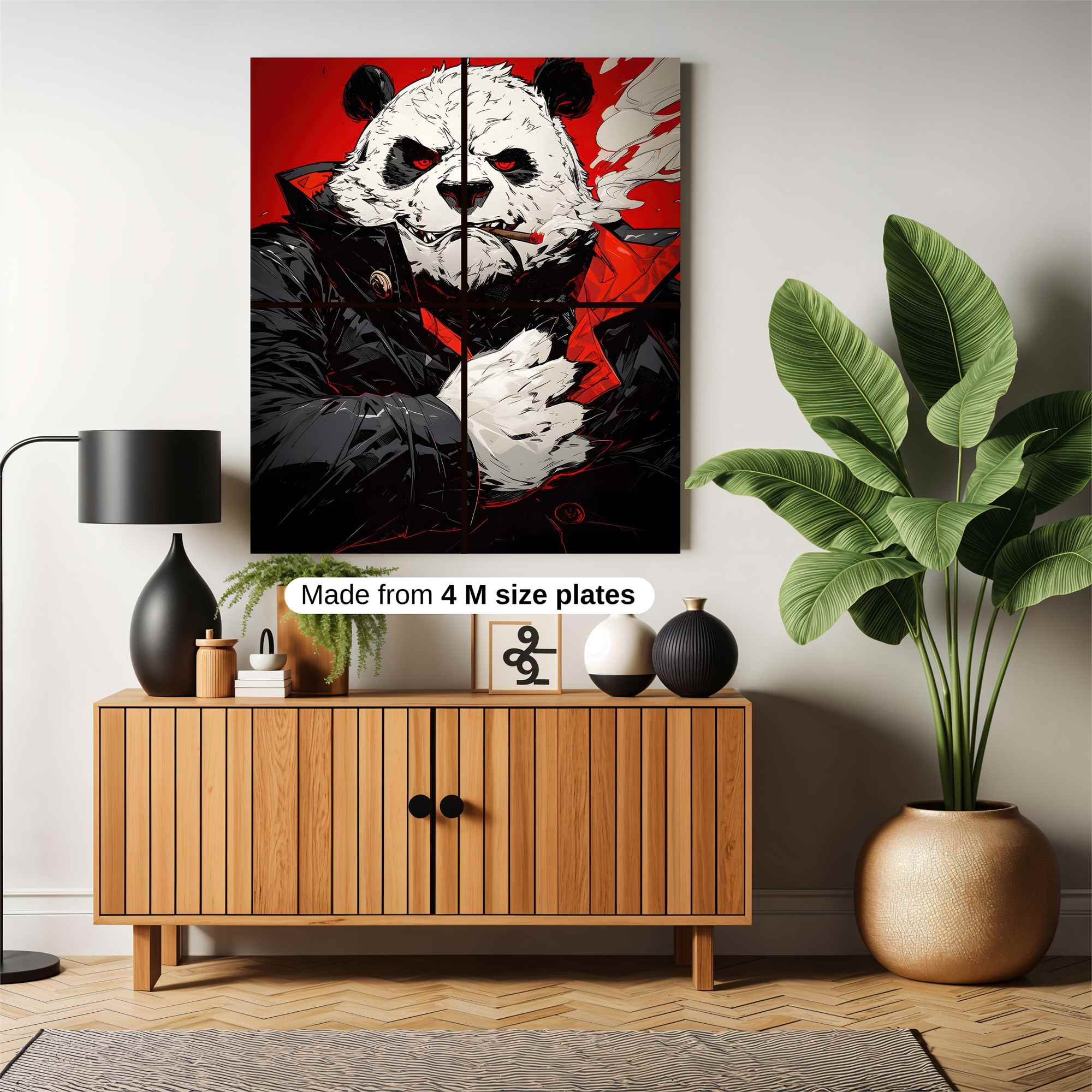 Panda Rebel Safe Wall Magnetic / M