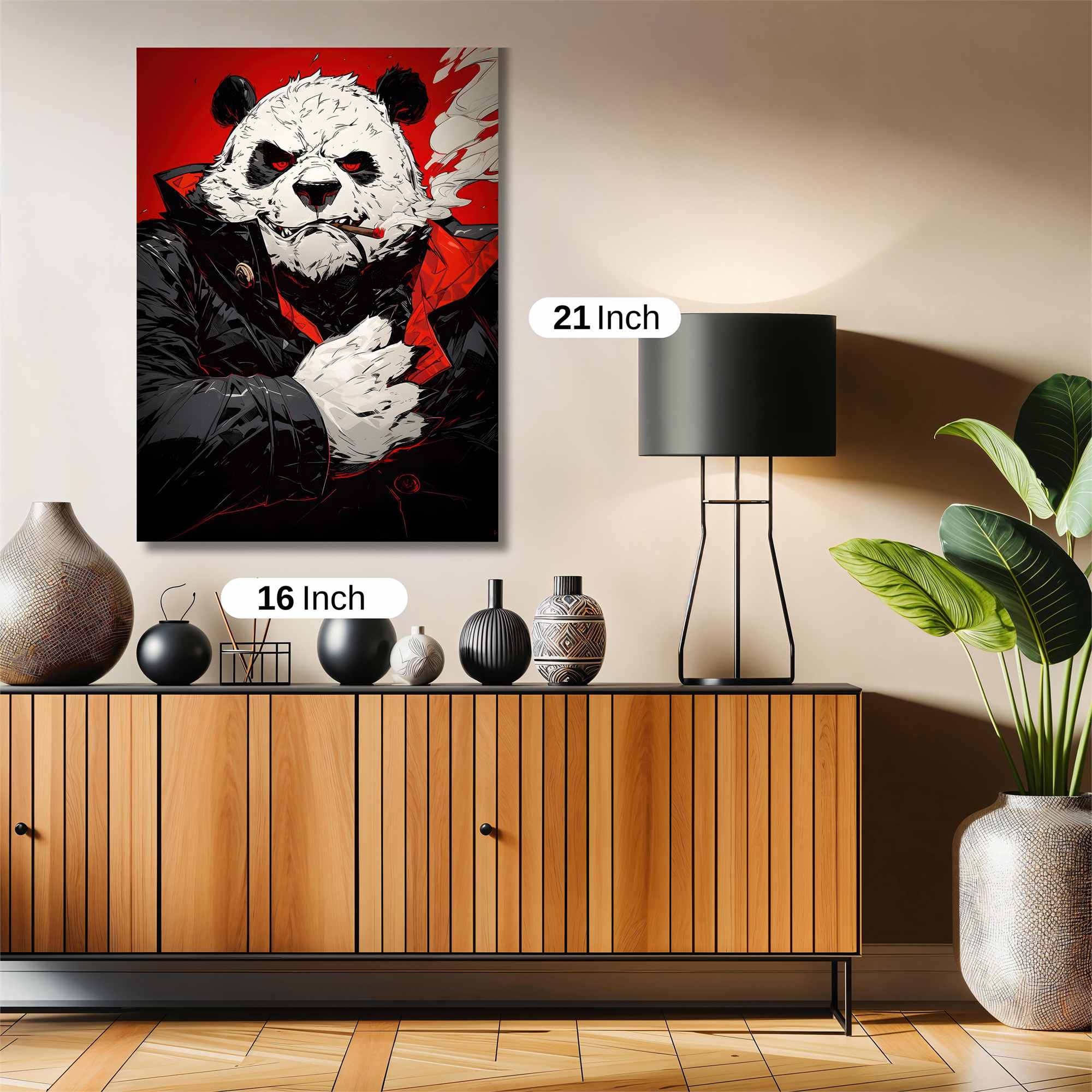 Panda Rebel Safe Wall Magnetic / M