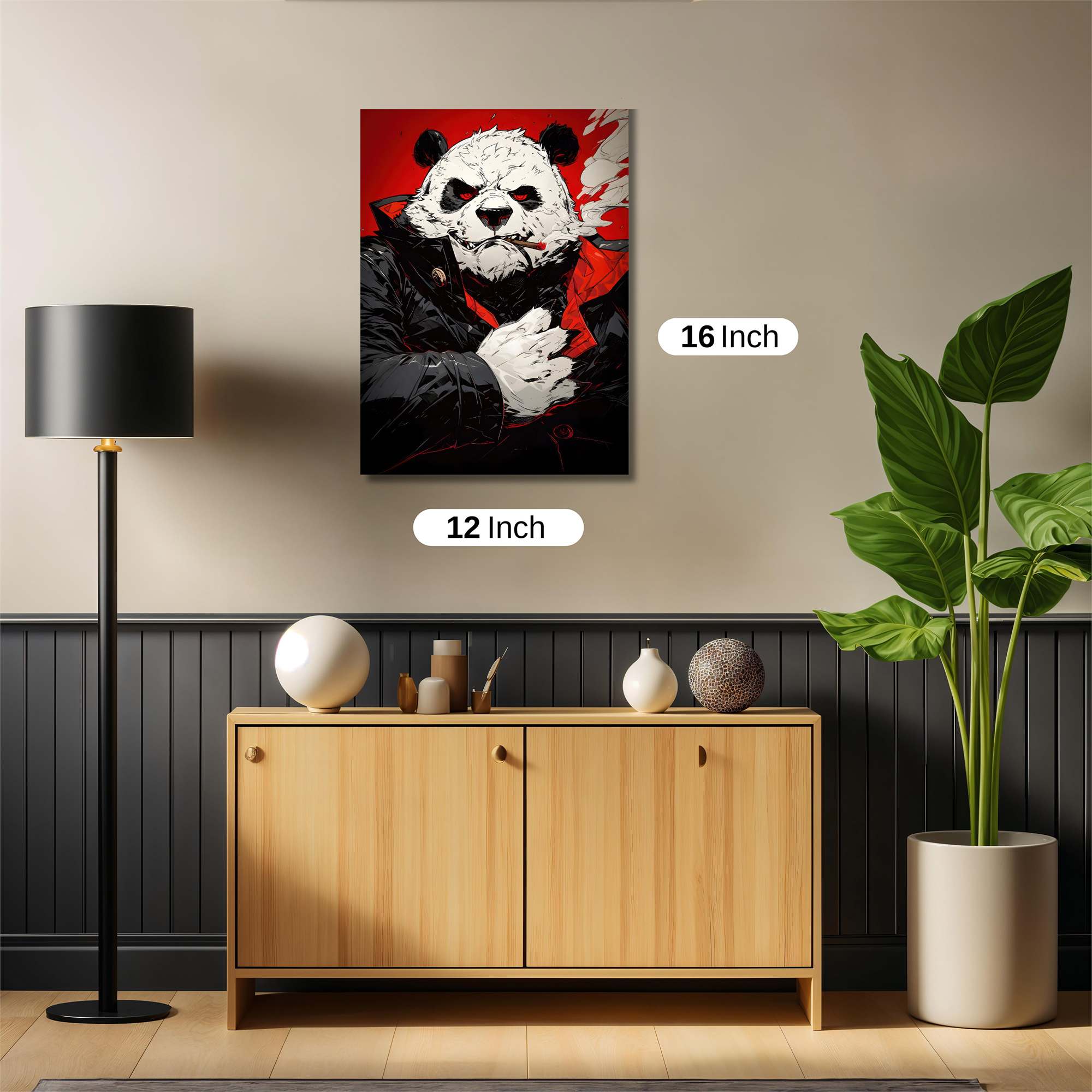 Panda Rebel Safe Wall Magnetic / M