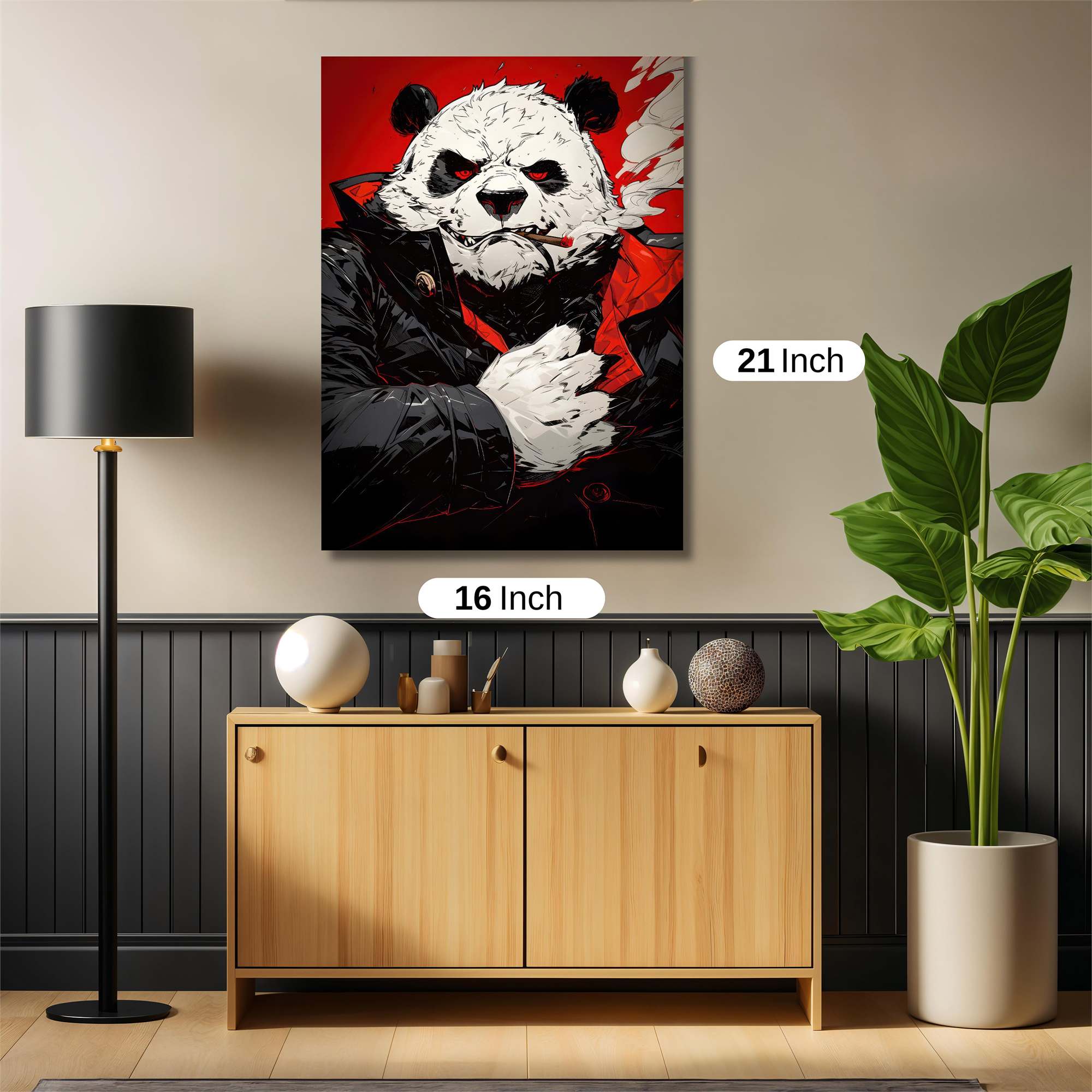 Panda Rebel Safe Wall Magnetic / M