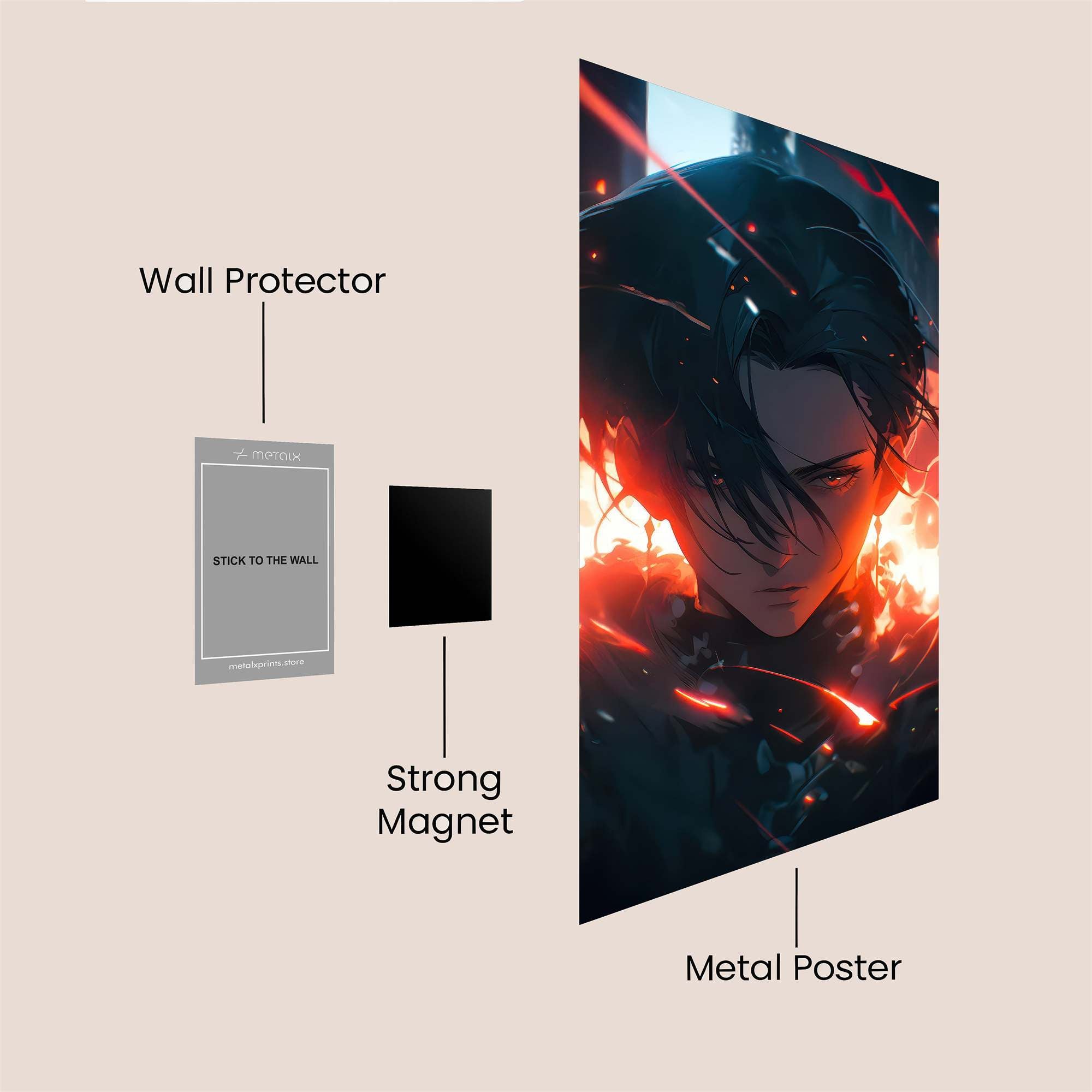 Lucifer Unleashed Safe Wall Magnetic / M