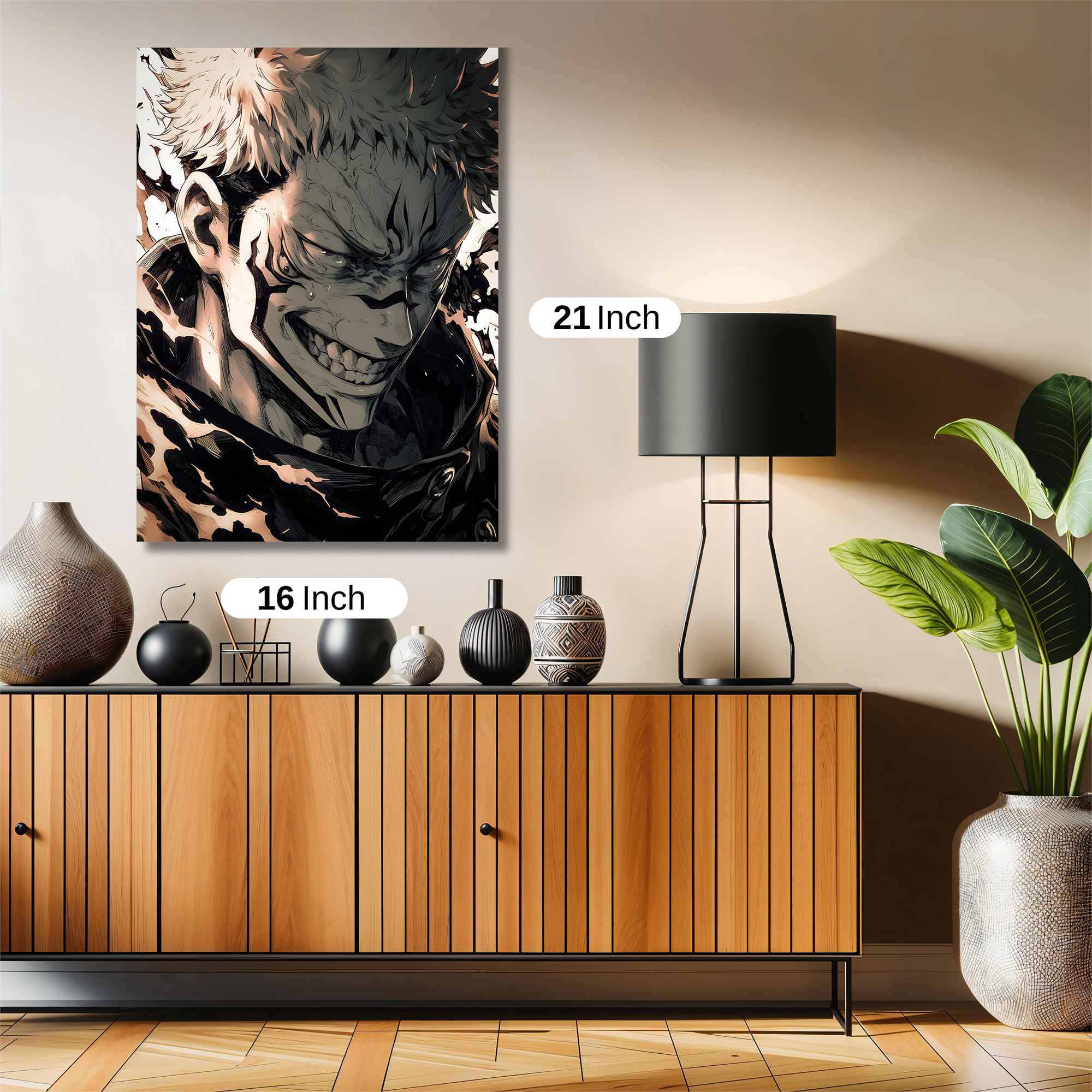 Sukuna Ferocious Safe Wall Magnetic / M