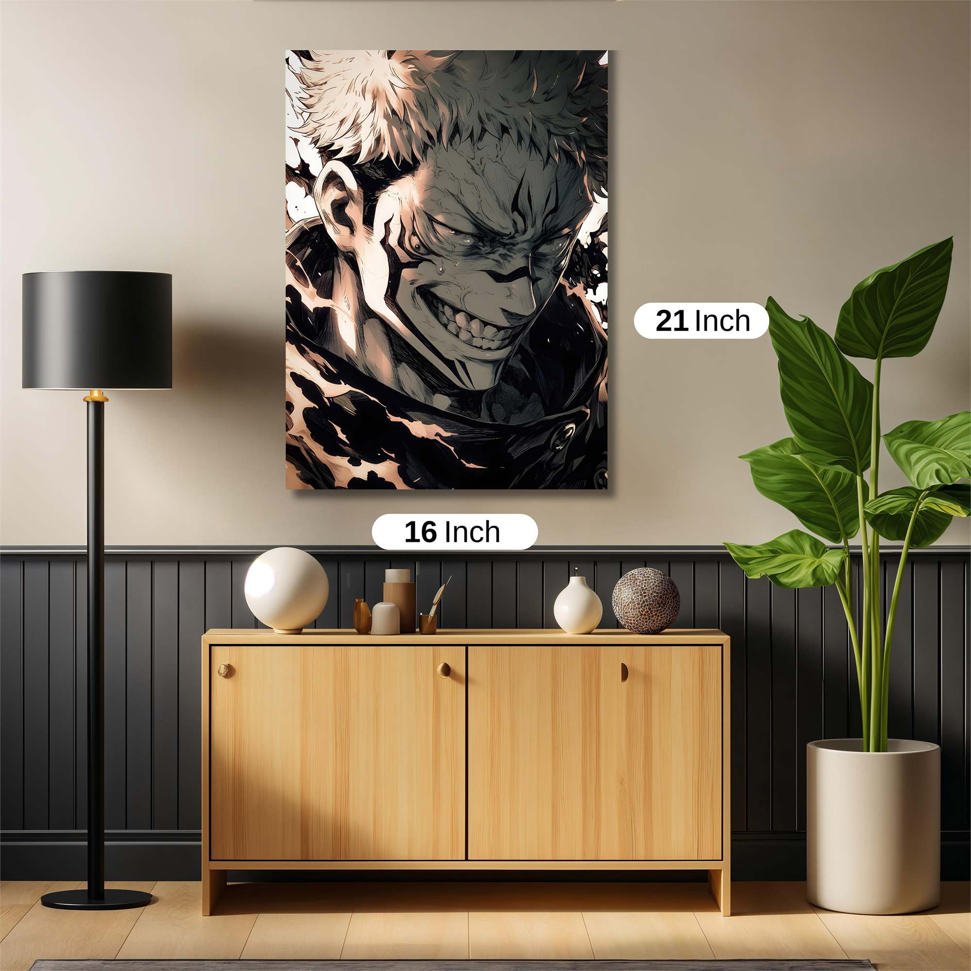 Sukuna Ferocious Safe Wall Magnetic / M