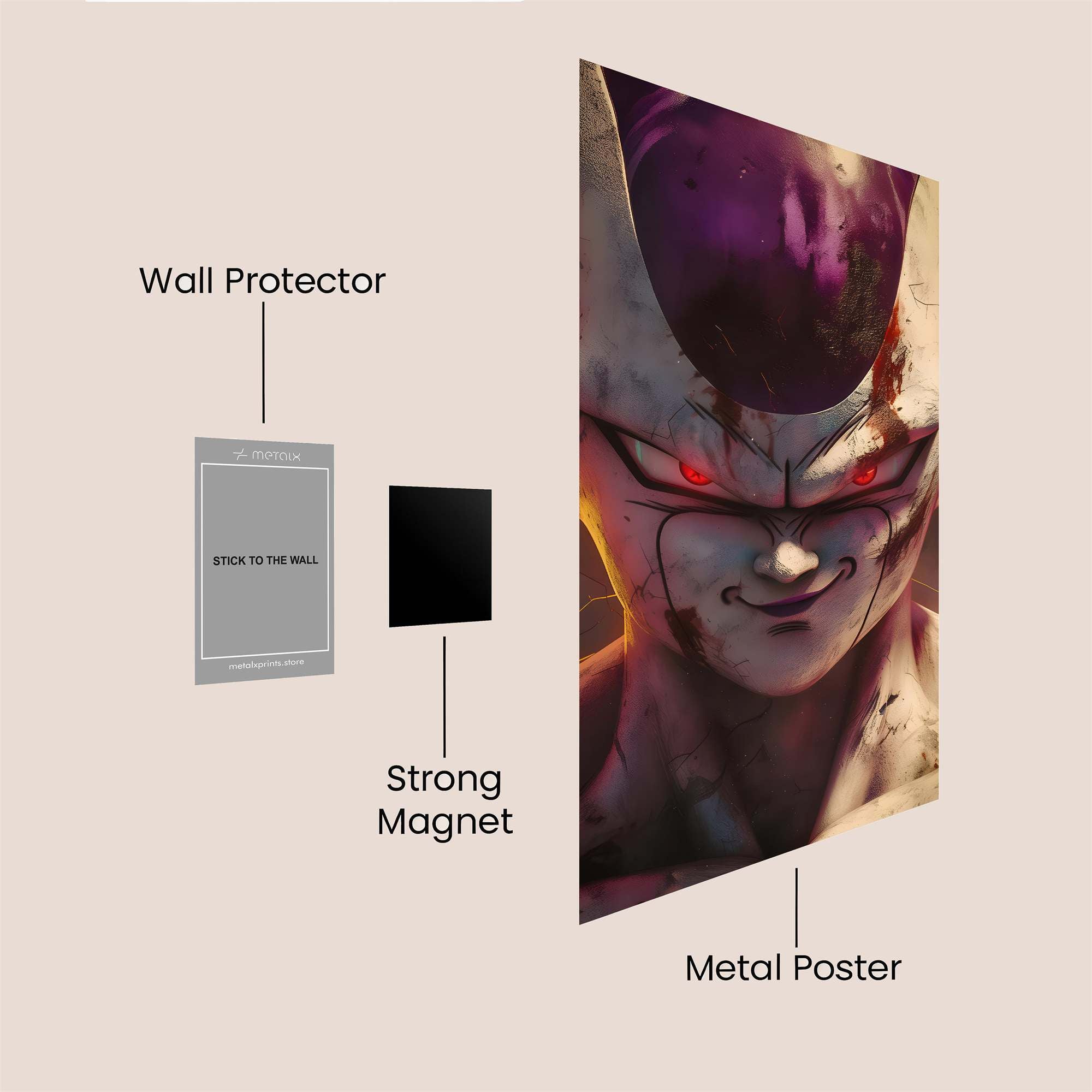Frieza Malevolent Safe Wall Magnetic / M