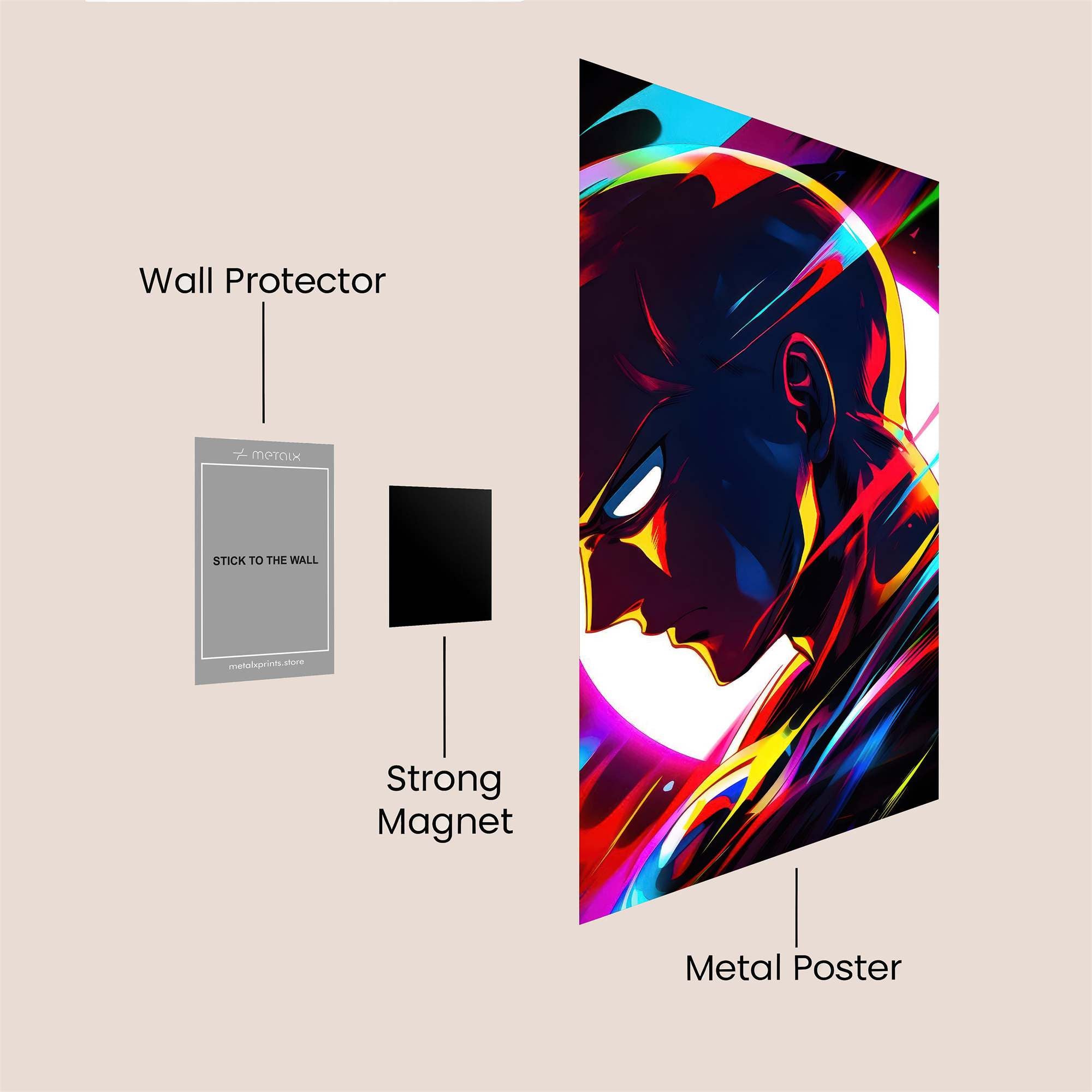 Saitama Radiant Safe Wall Magnetic / M