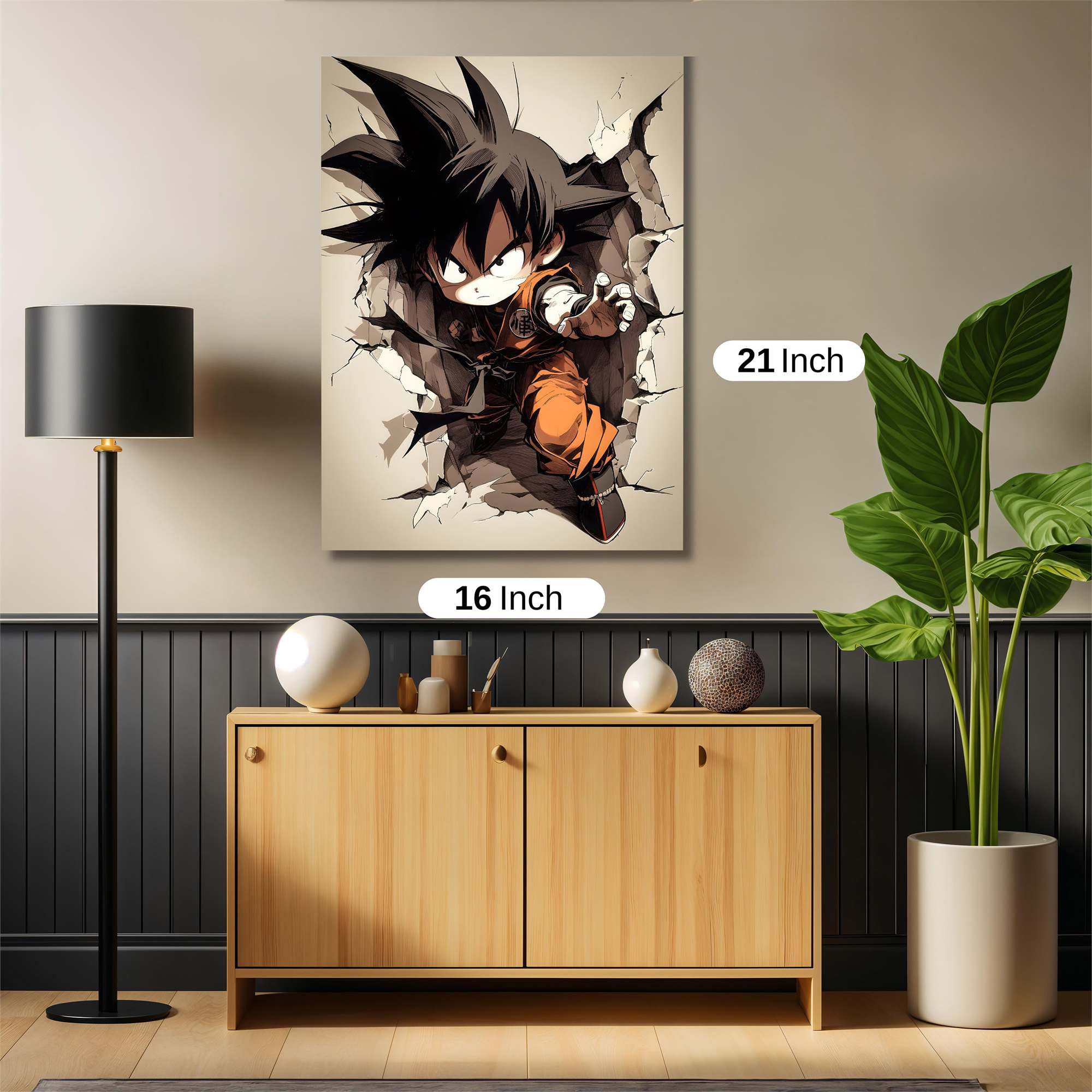 Goku Unleashed Safe Wall Magnetic / M