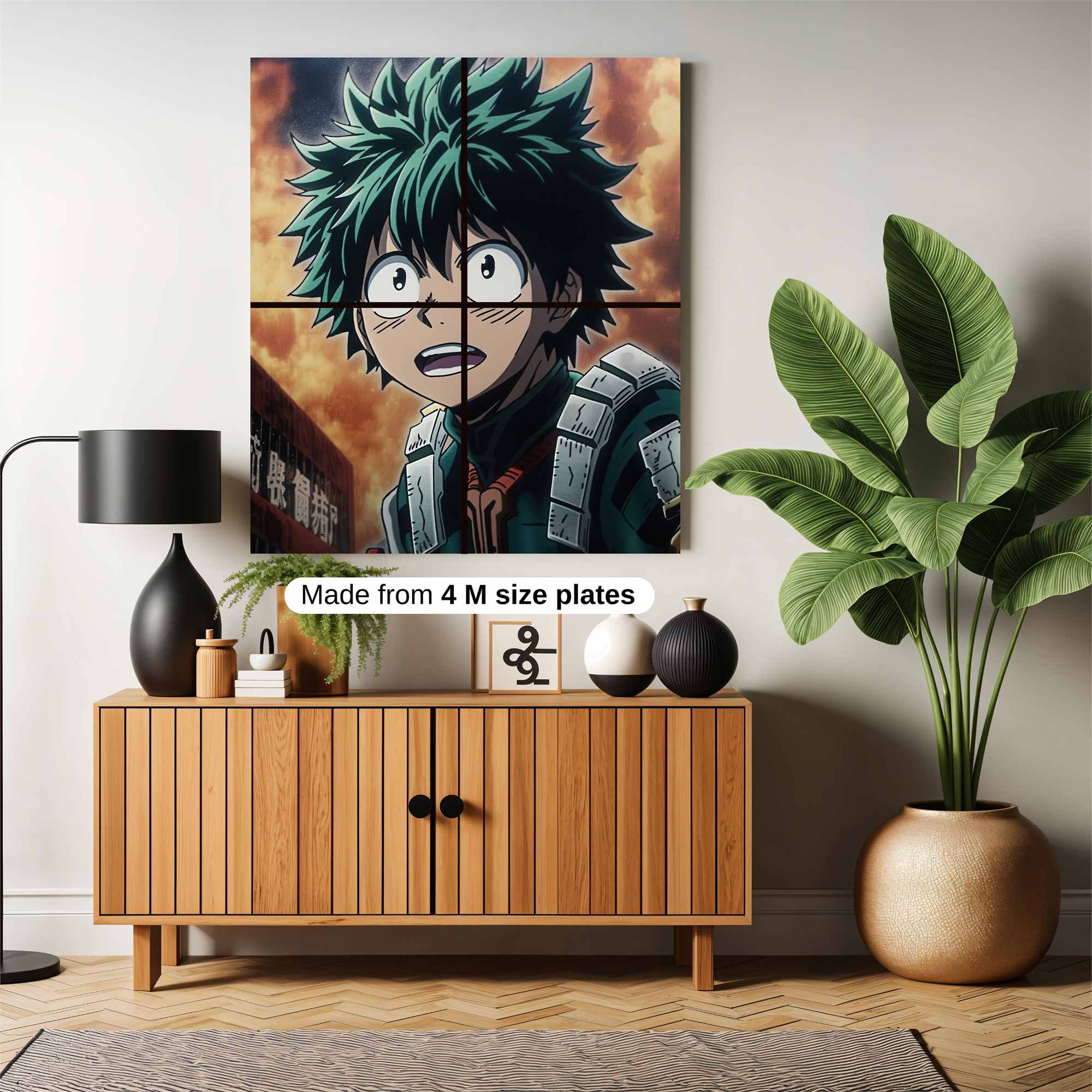 Izuku Terrified Safe Wall Magnetic / M