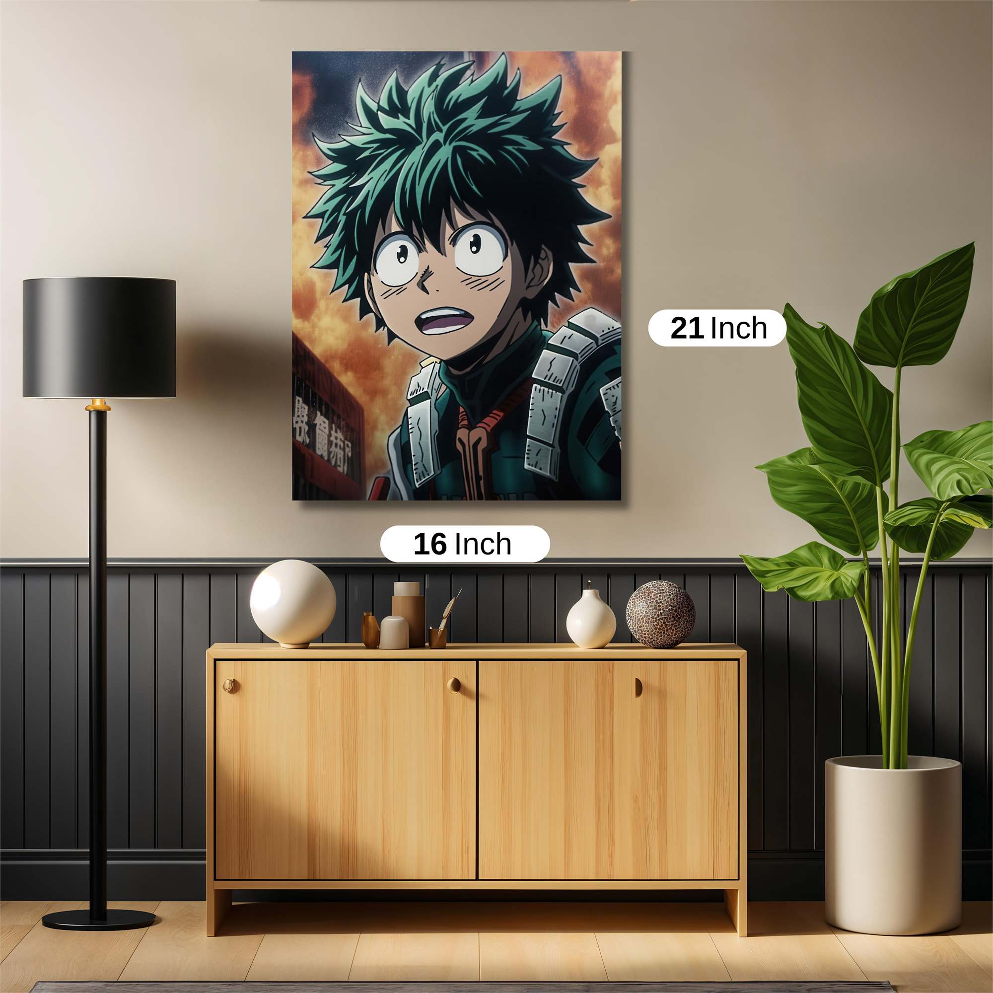 Izuku Terrified Safe Wall Magnetic / M
