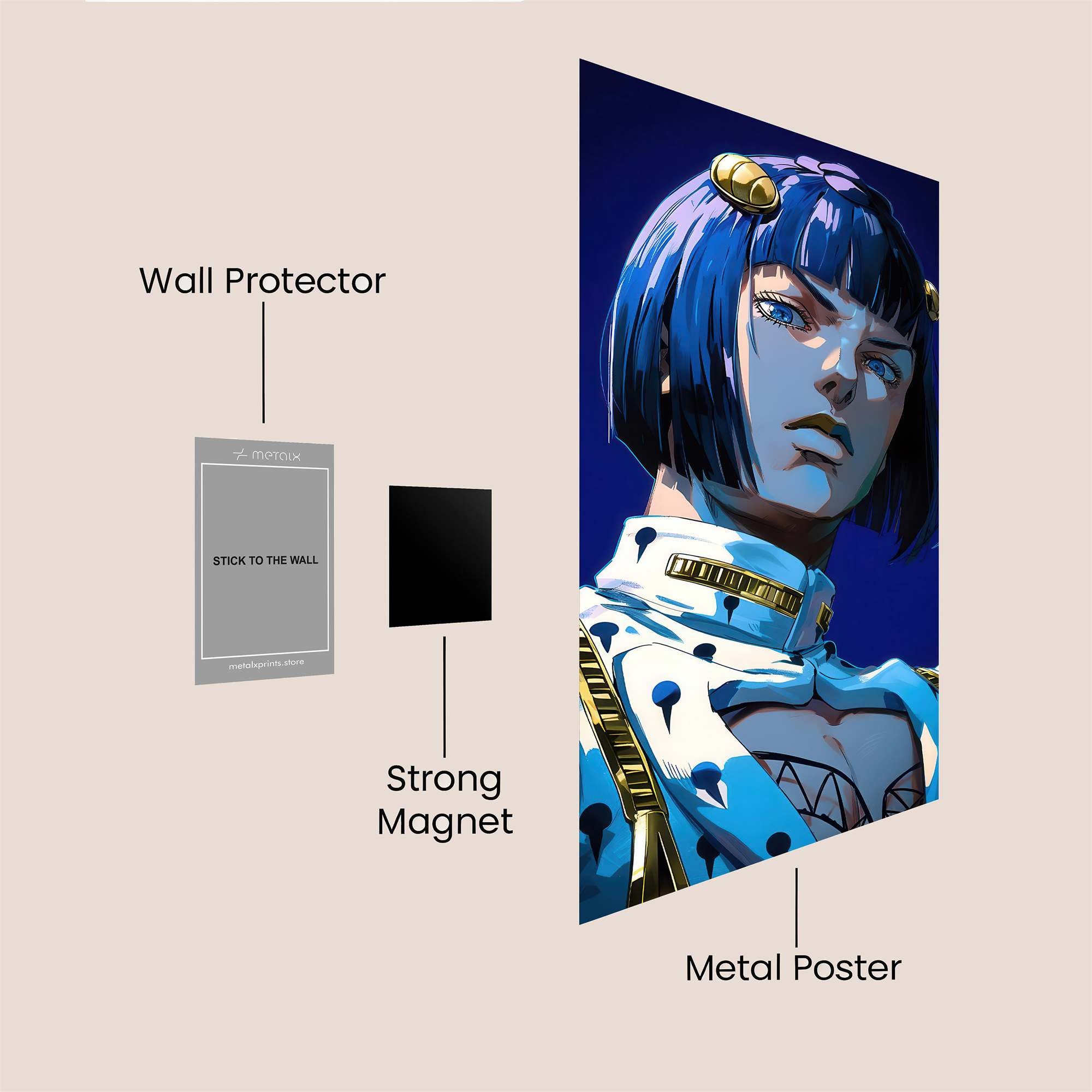 Jolyne Defiant Safe Wall Magnetic / M