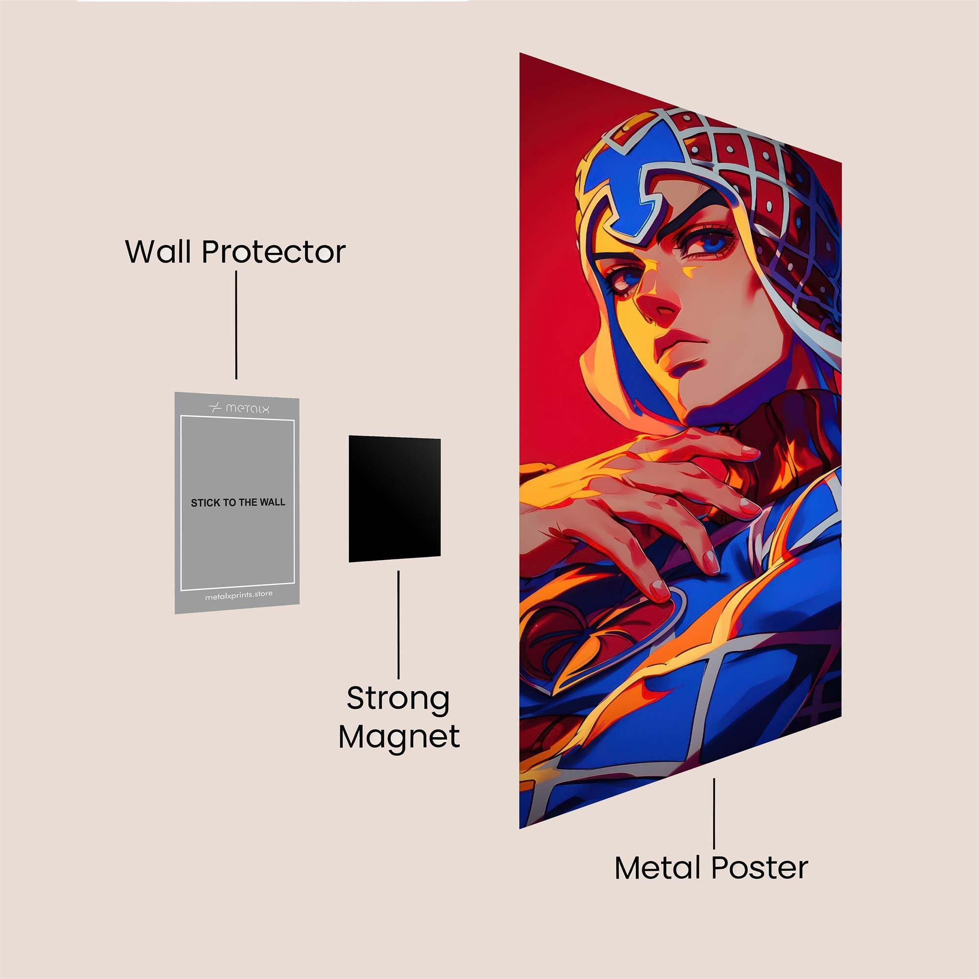 Jotaro Intense Safe Wall Magnetic / M