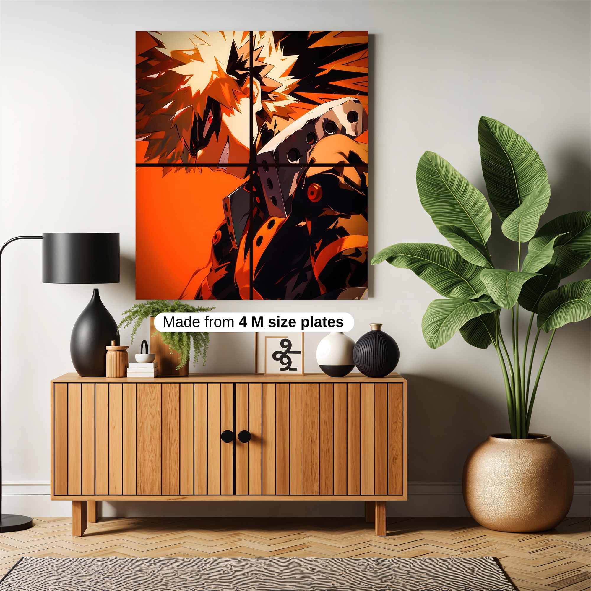 Bakugo Fierce Safe Wall Magnetic / M