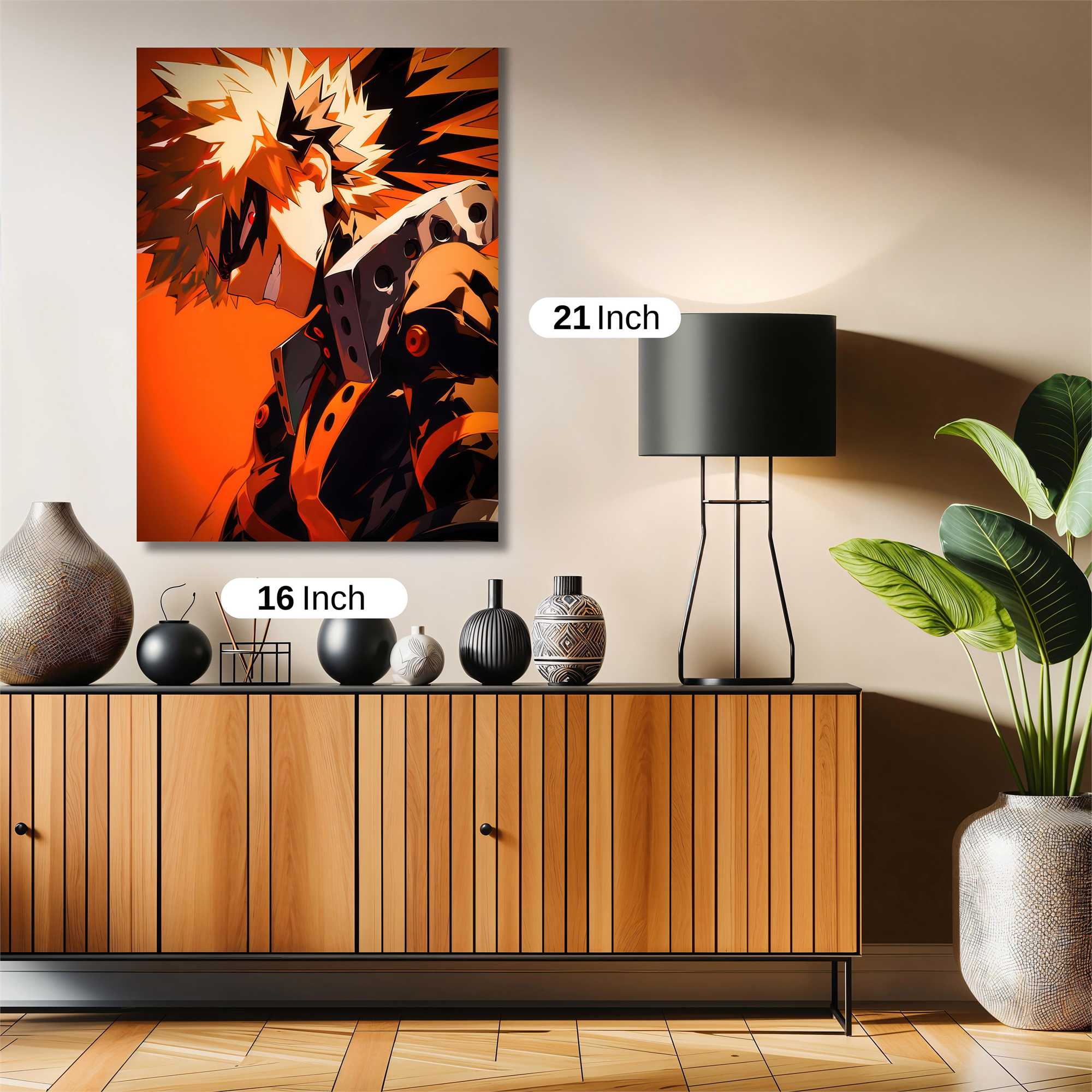 Bakugo Fierce Safe Wall Magnetic / M