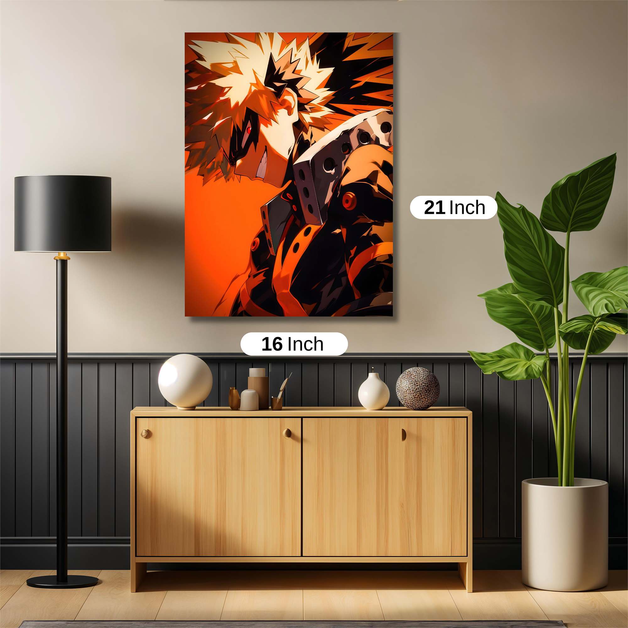 Bakugo Fierce Safe Wall Magnetic / M
