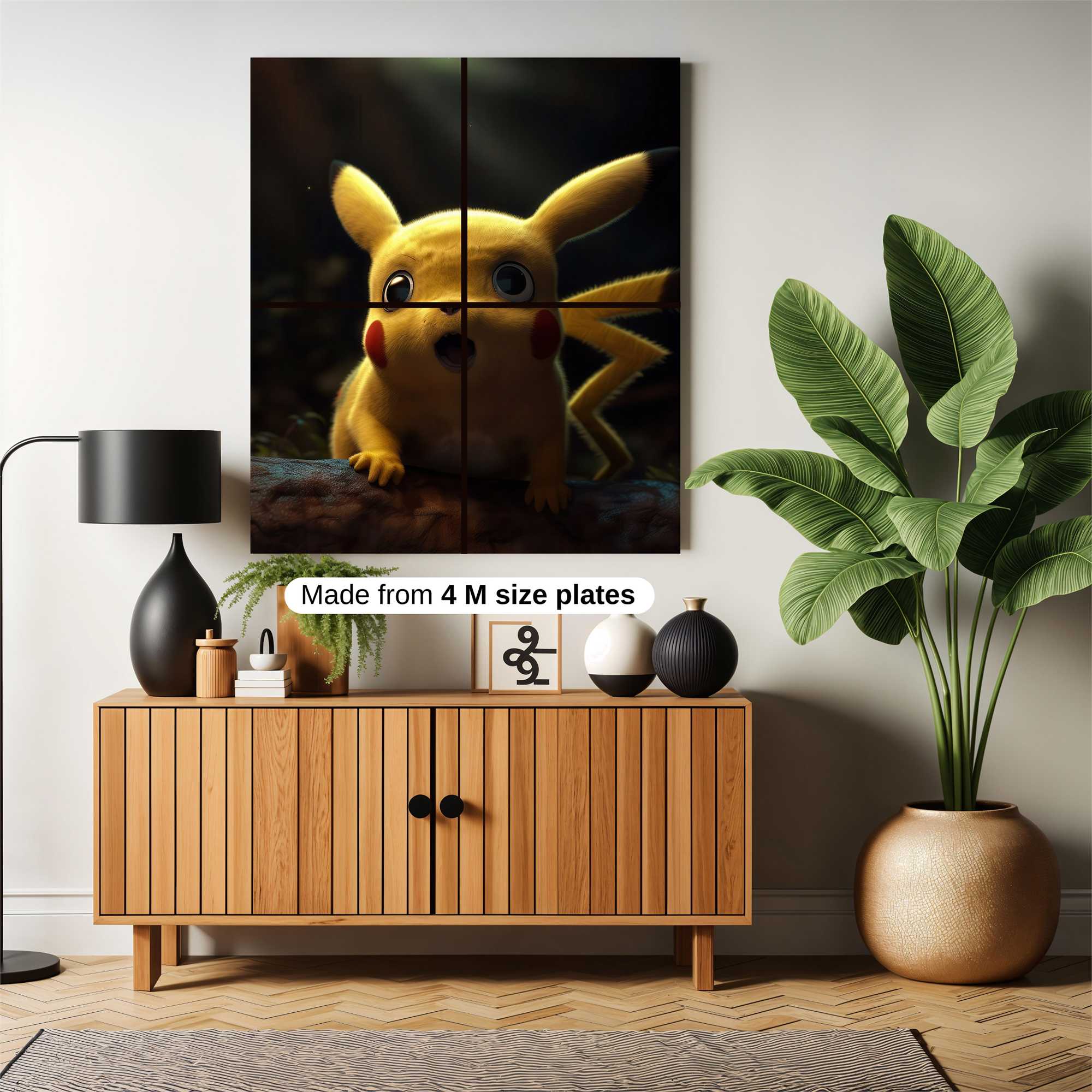 Pikachu Wonder Safe Wall Magnetic / M