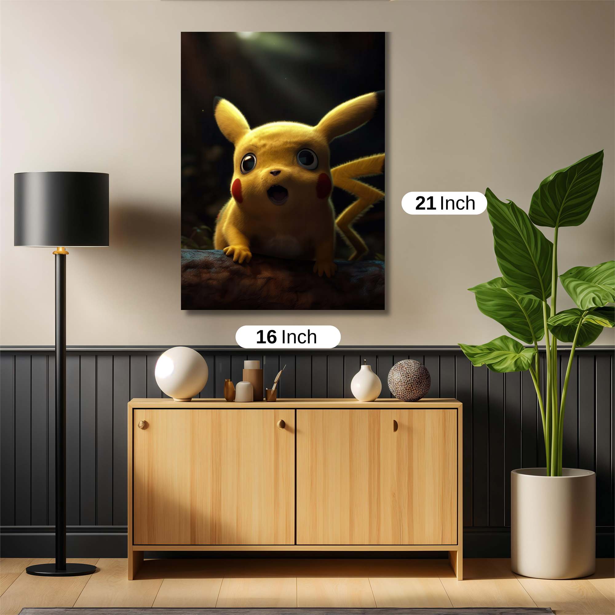 Pikachu Wonder Safe Wall Magnetic / M