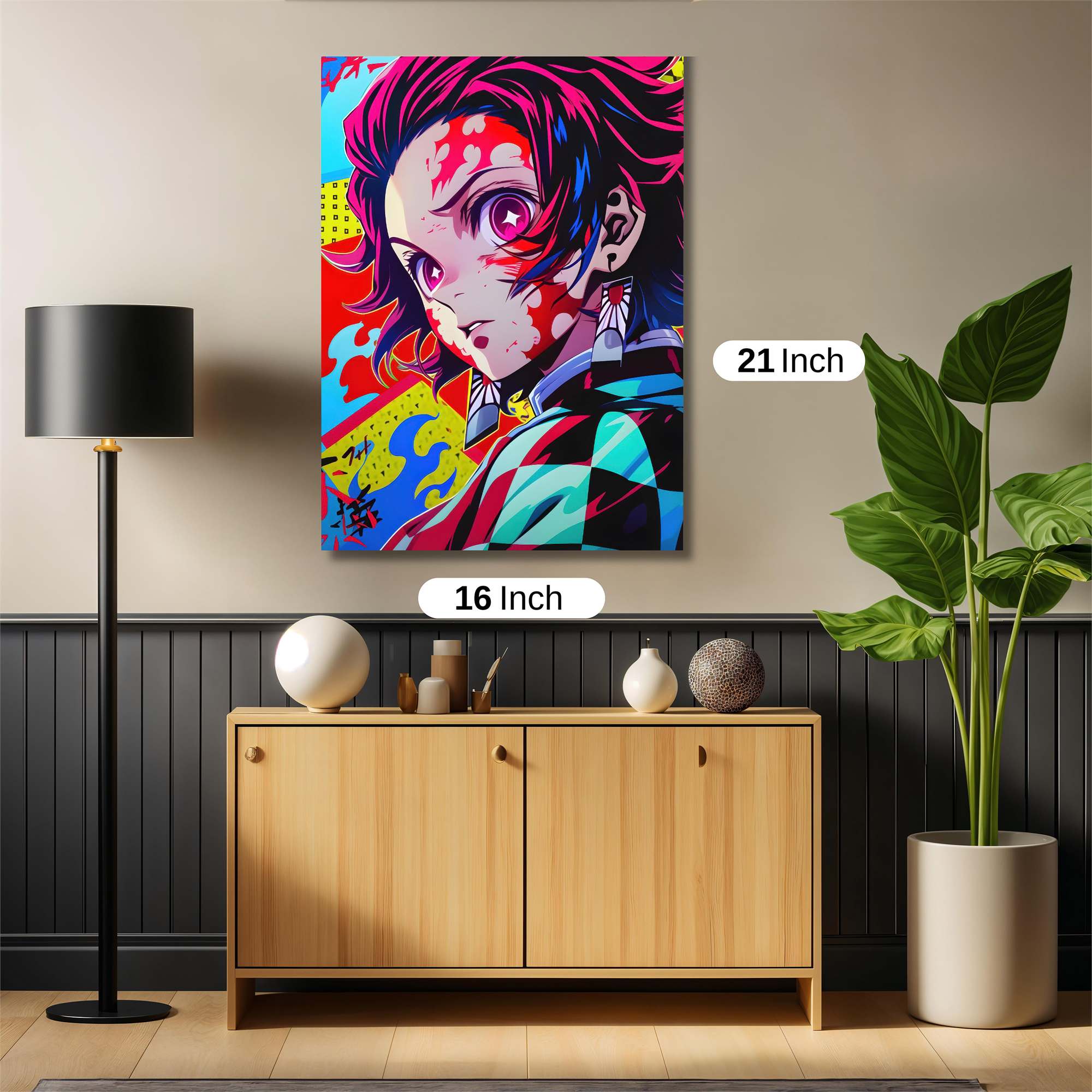 Nezuko Ferocious Safe Wall Magnetic / M