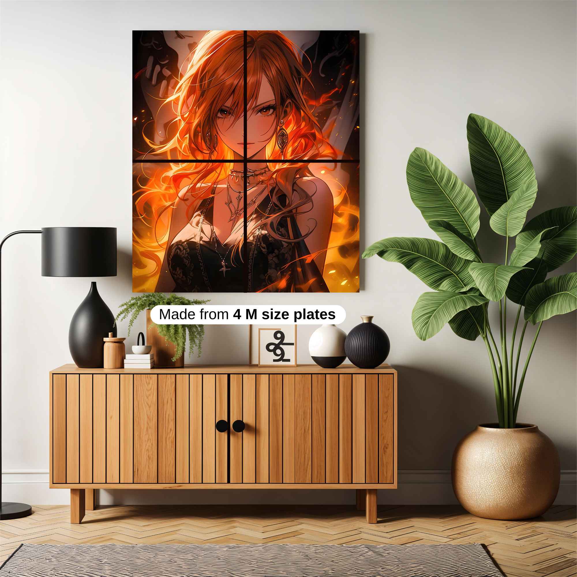 Flame Enigma Safe Wall Magnetic / M