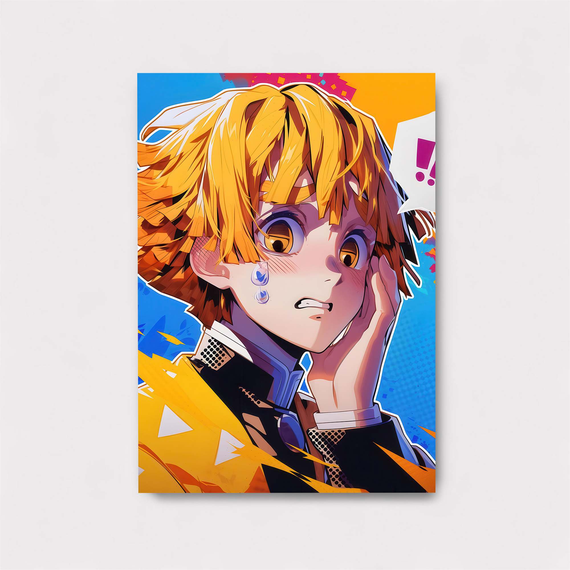 Zenitsu Flustered Safe Wall Magnetic / M