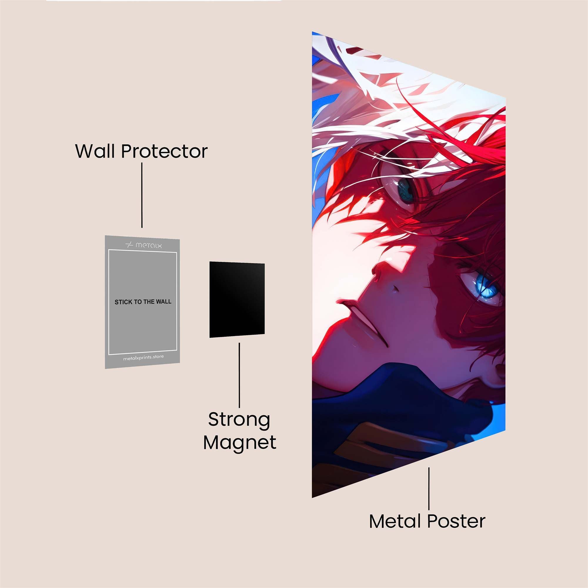 Todoroki Intense Safe Wall Magnetic / M