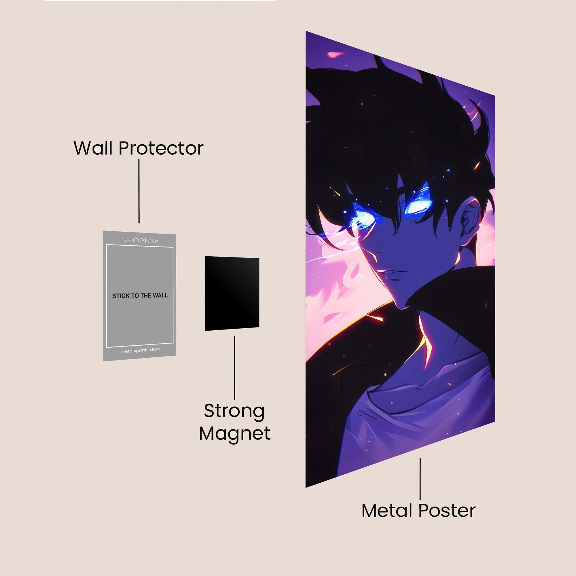 Renegade Glow Safe Wall Magnetic / M