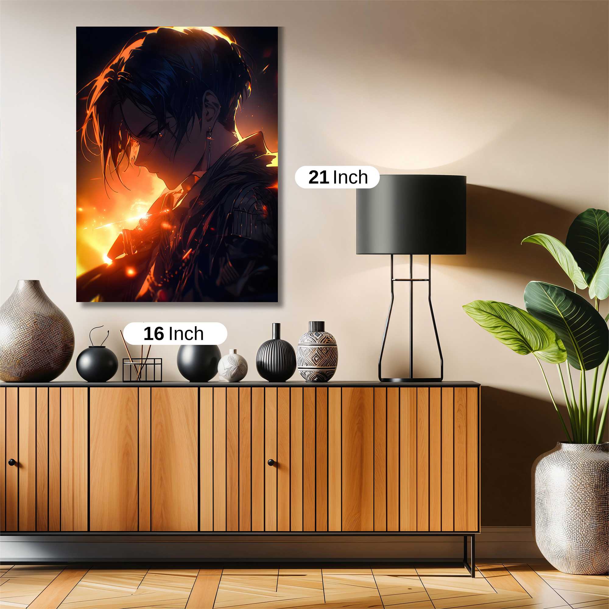 Blaze Warrior Safe Wall Magnetic / M