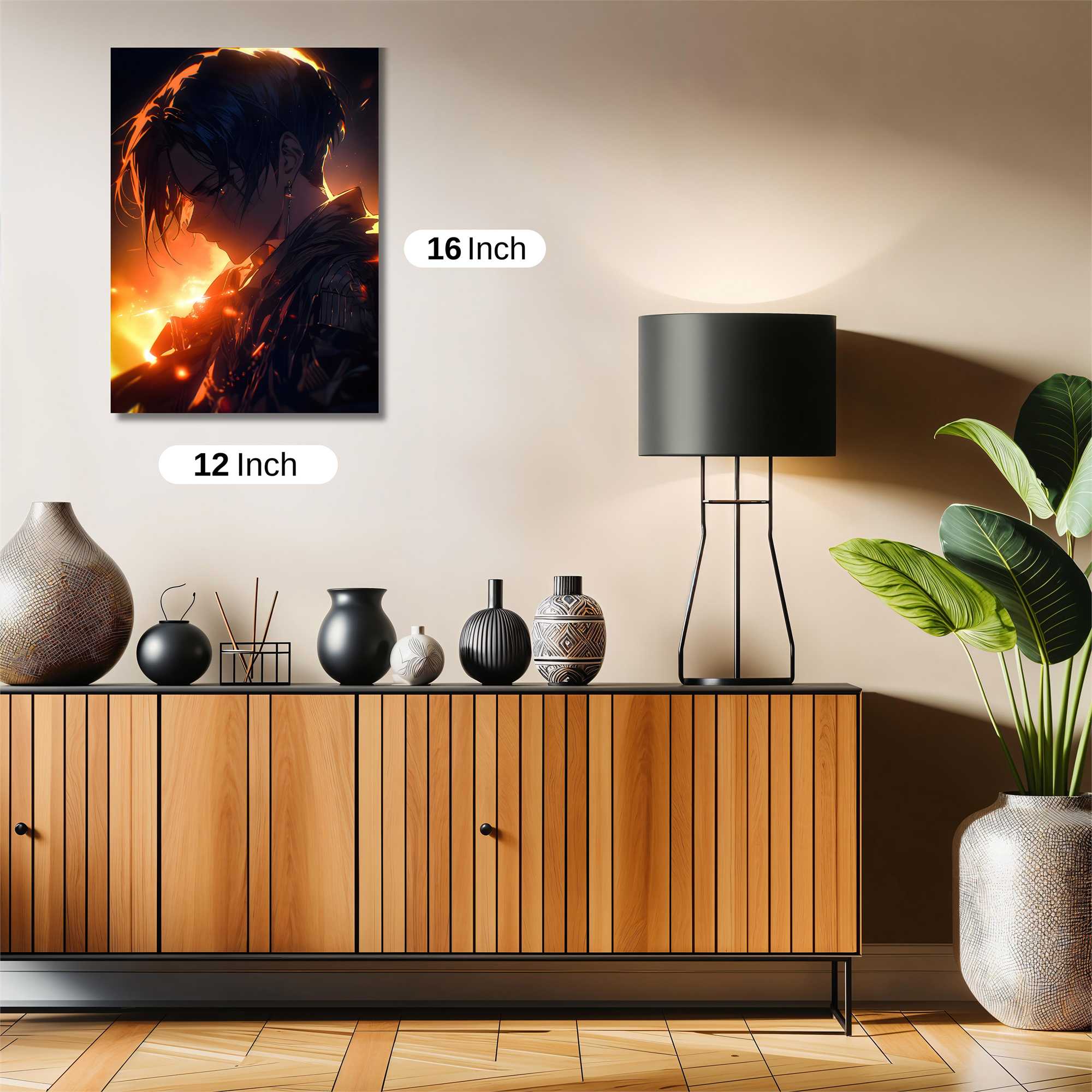 Blaze Warrior Safe Wall Magnetic / M