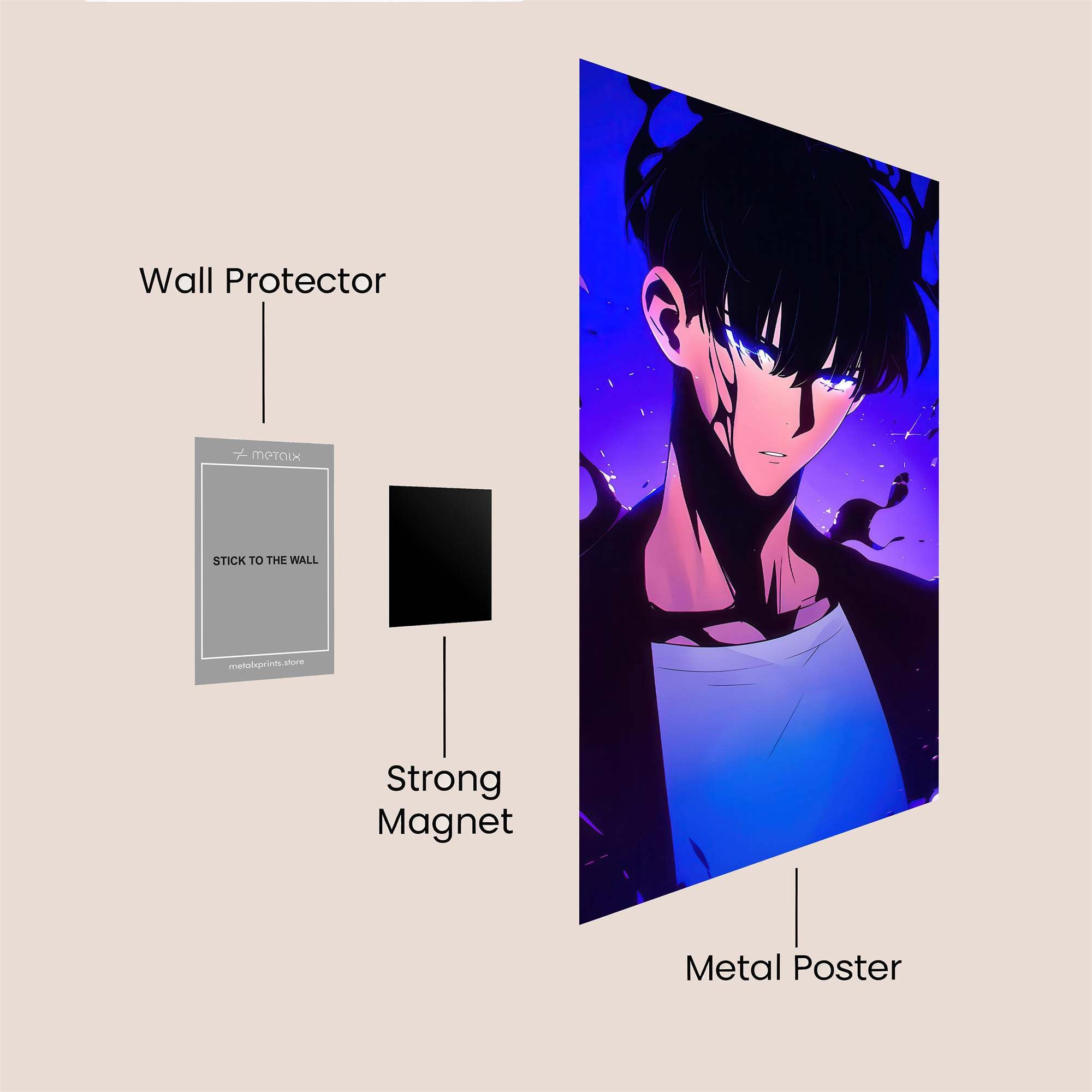 Sukuna Menace Safe Wall Magnetic / M