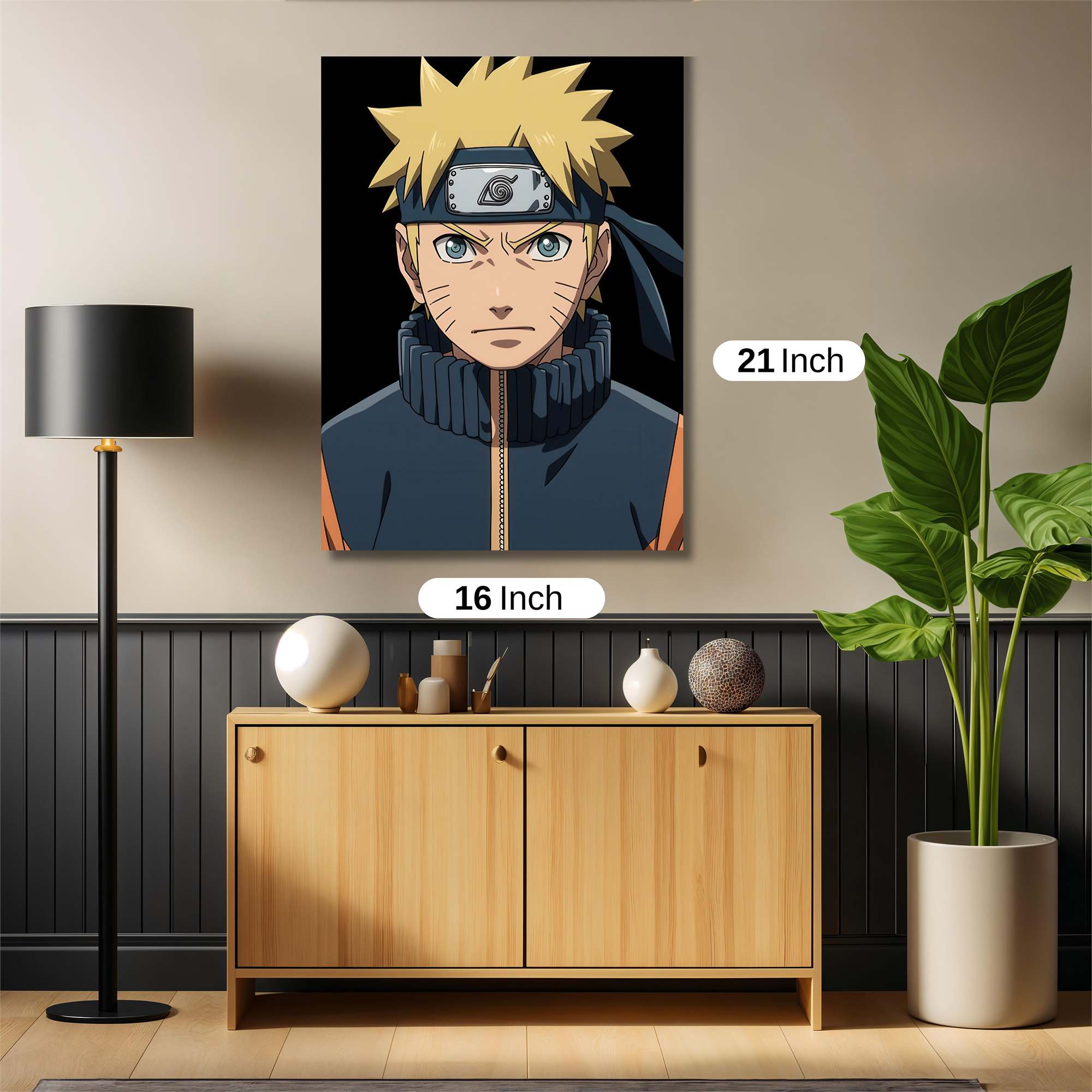 Naruto Focused Safe Wall Magnetic / M